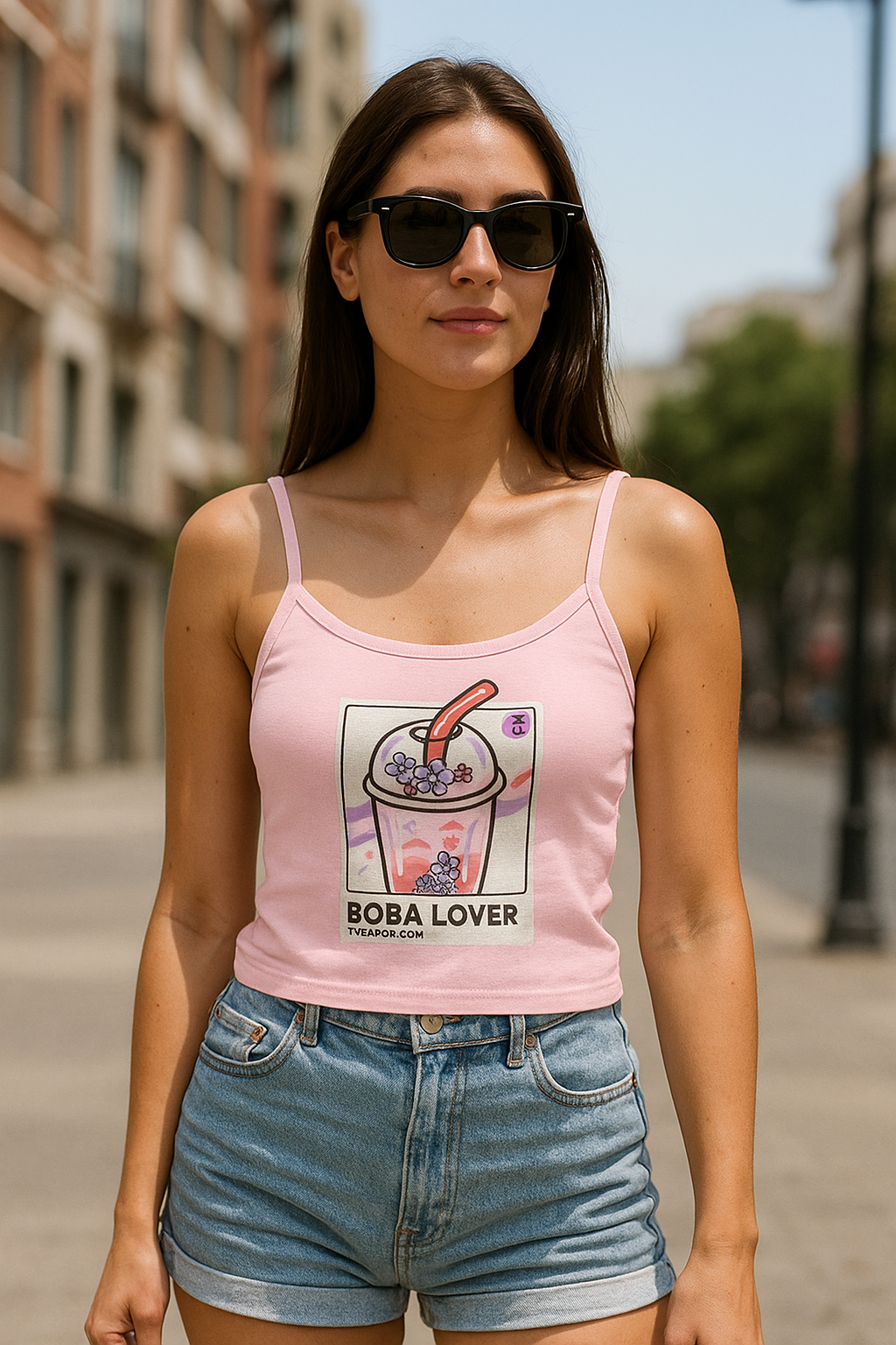 Boba Lover Women's Spaghetti Strap Tank Top | Cute Summer Top, Bubble Tea Apparel, Gift for Boba Fans, Casual Wear, Hot Weather Style - THE CATCH