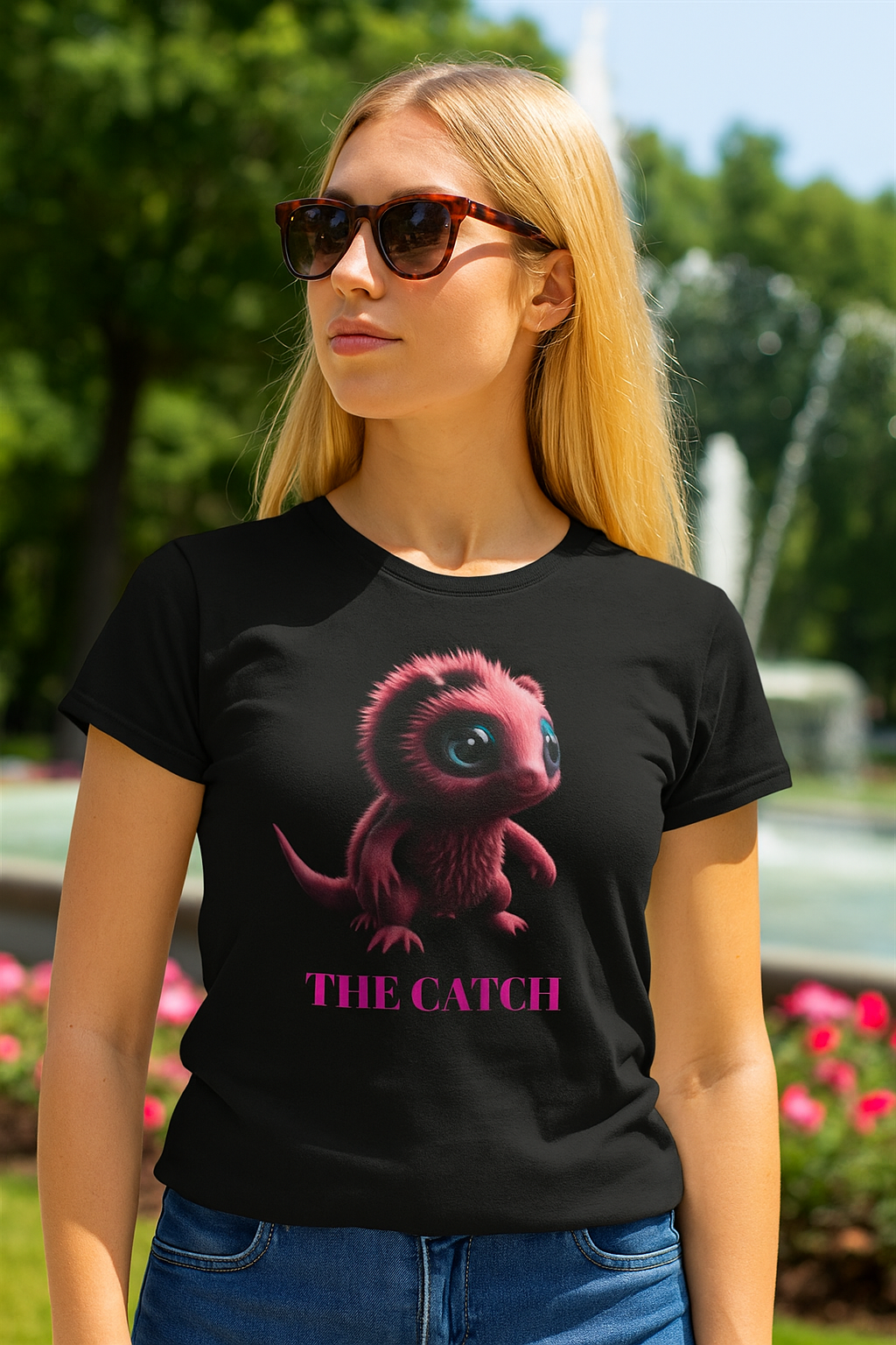 Women's Midweight Cotton Tee - THE CATCH