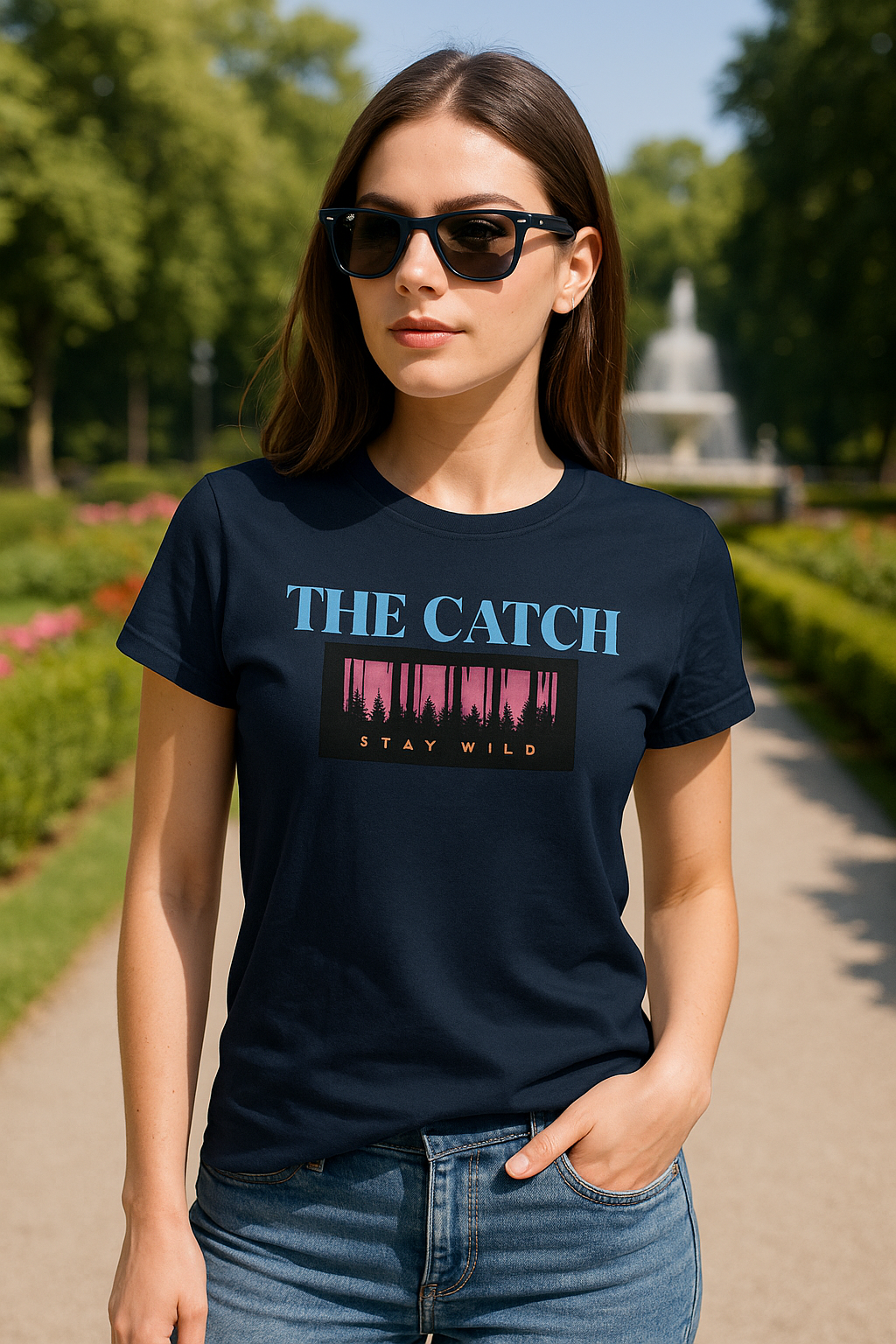 Stay Wild T-Shirt for Adventurous Women | Casual Comfort | Perfect Gift - THE CATCH