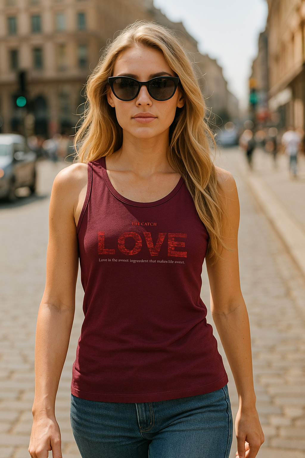 Woman's Heavy Cotton Tank Top - THE CATCH