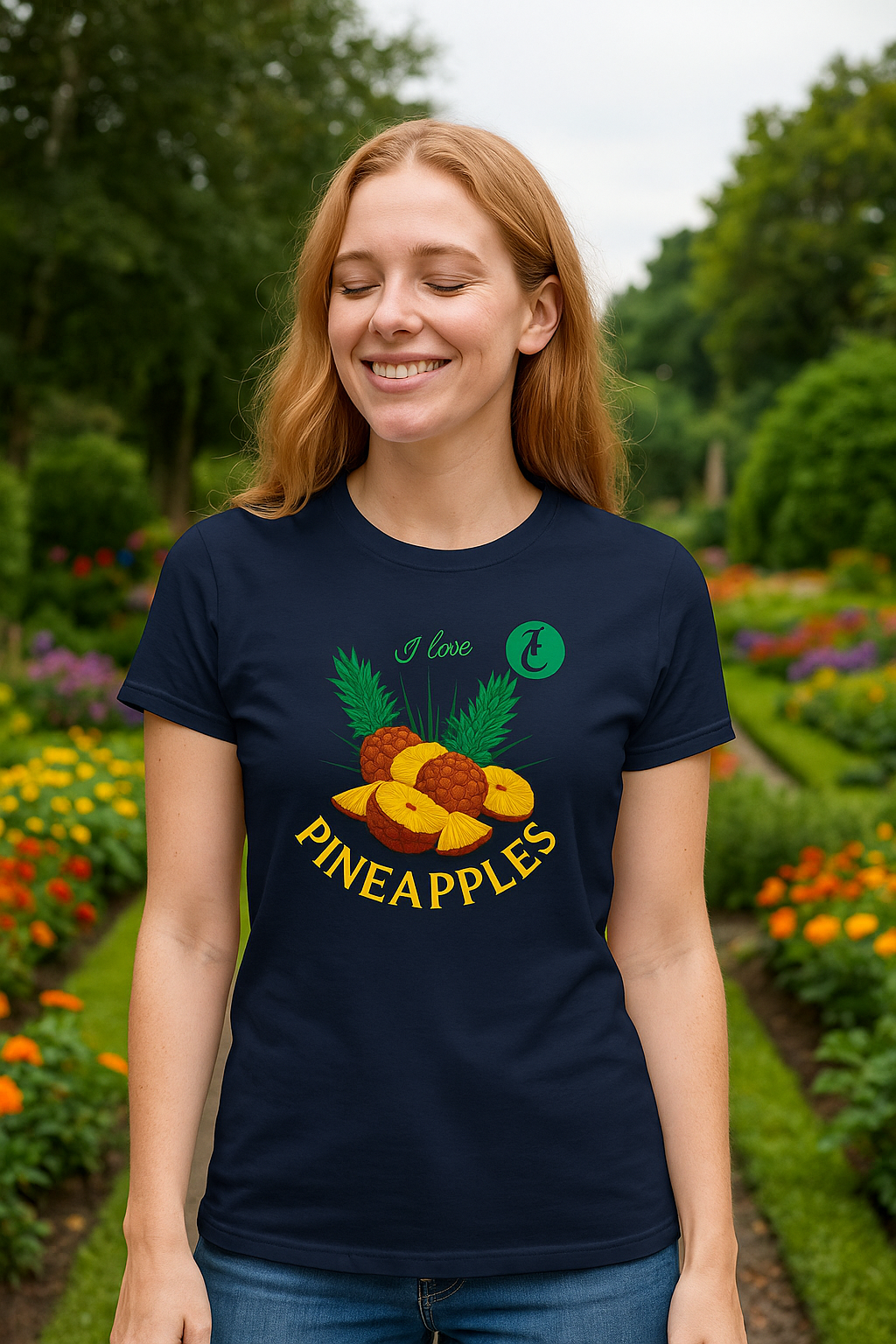 Pineapple Vibes Women's Tee, Tropical Shirt, Summer Outfit, Casual Wear, Gift for Fruit Lovers - THE CATCH