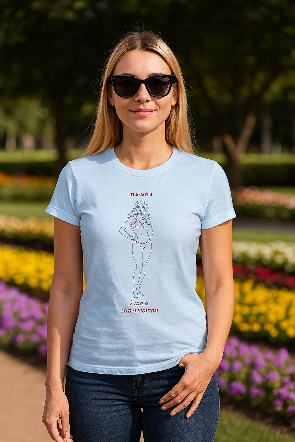 Superwoman Women's Softstyle Tee - Empowering Graphic Tee for Confident Women - THE CATCH