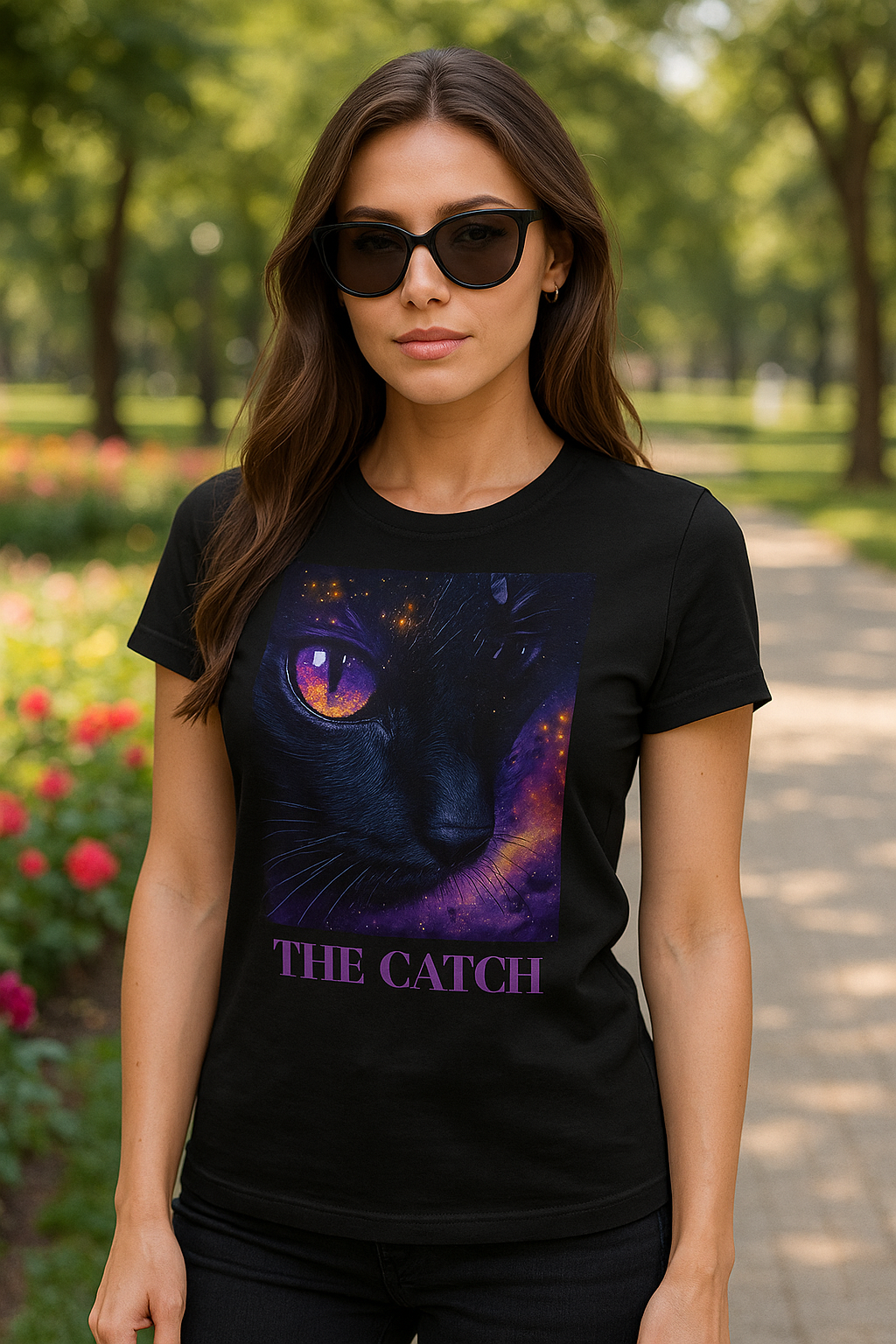 Women's Midweight Cotton Tee - THE CATCH