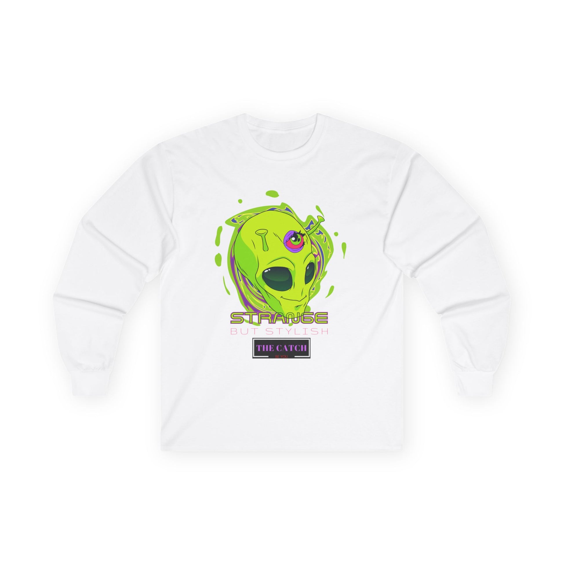 Strange but Stylish Long Sleeve Tee - Fun Cotton Tee for Casual Wear - THE CATCH
