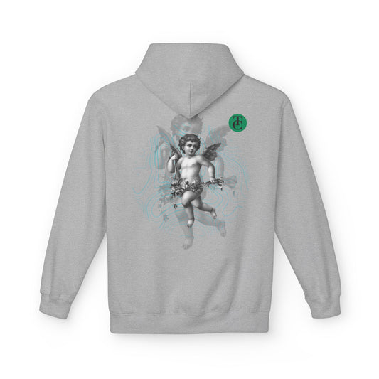 Fleece Hoodie with Cupid Design - Softstyle, Comfortable, Perfect for Casual Wear - THE CATCH