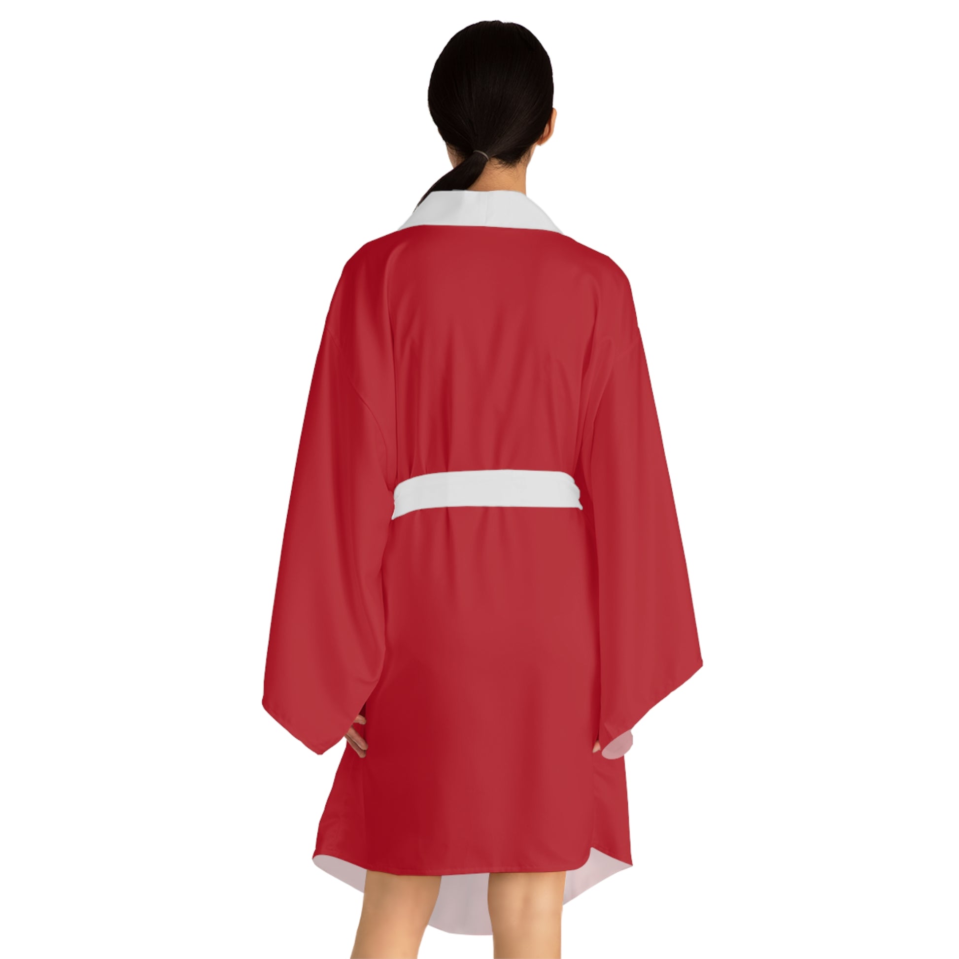 Vibrant Long Sleeve Kimono Robe, Cozy Loungewear, Elegant Cover-Up, Gift for Her, Relaxing Home Attire, Festival Wear, Spa Day Essential - THE CATCH