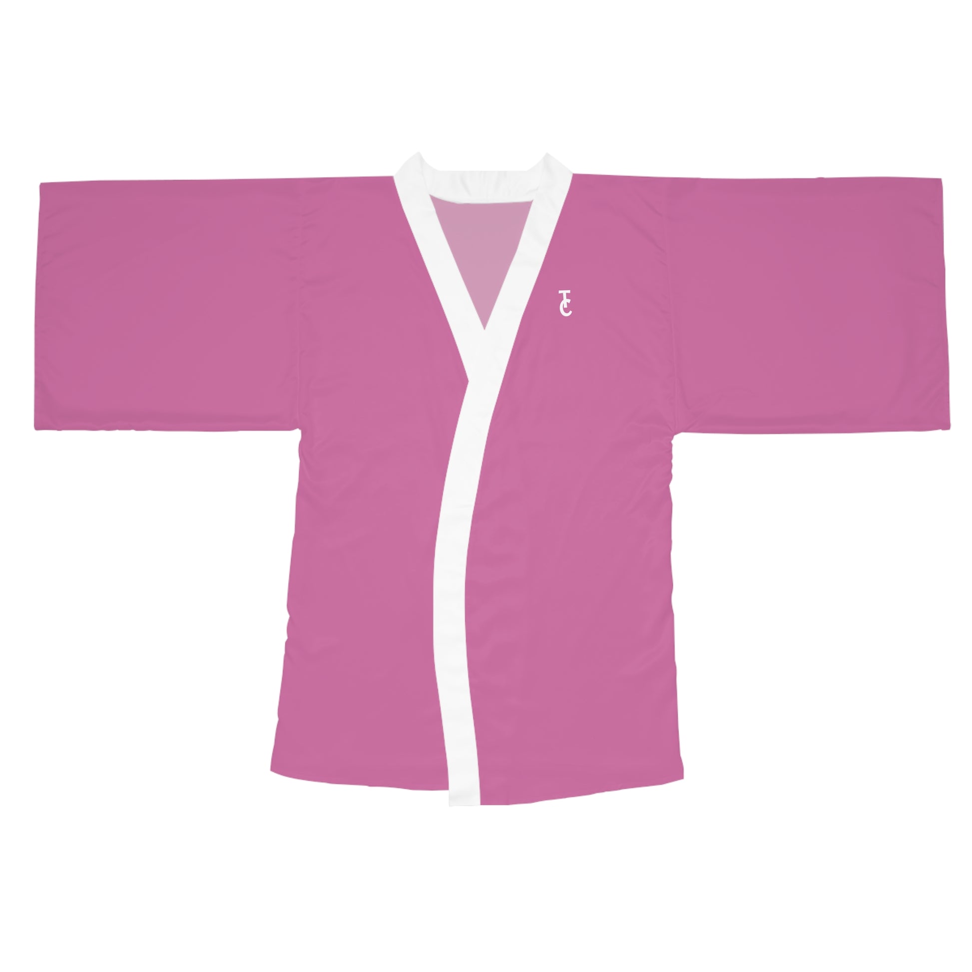 Pink Long Sleeve Kimono Robe, Cozy Loungewear, Relaxation Gift, Spa Day Attire, Self-Care Essentials, Birthday Present - THE CATCH