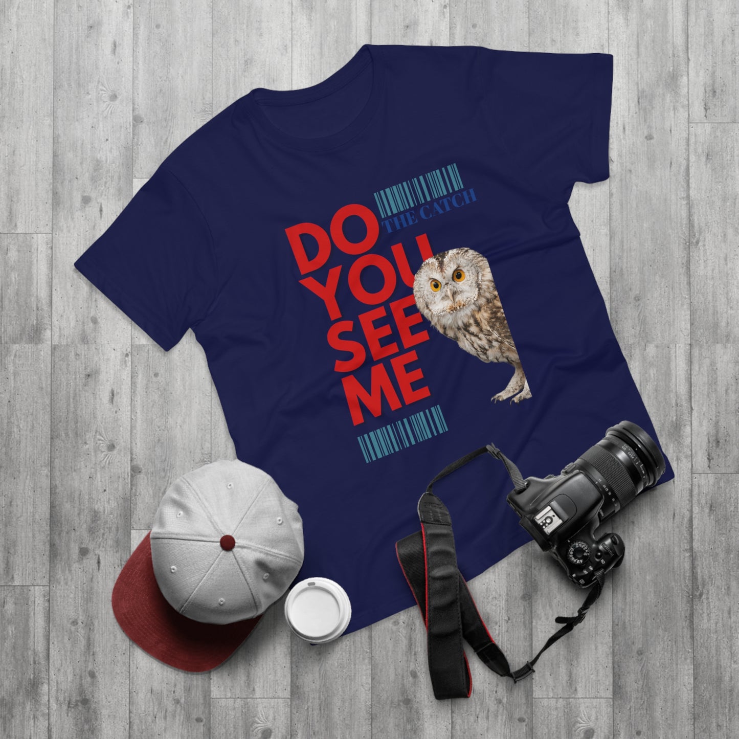 Funny Owl T-Shirt - 'Do You See Me?' Graphic Tee for Nature Lovers