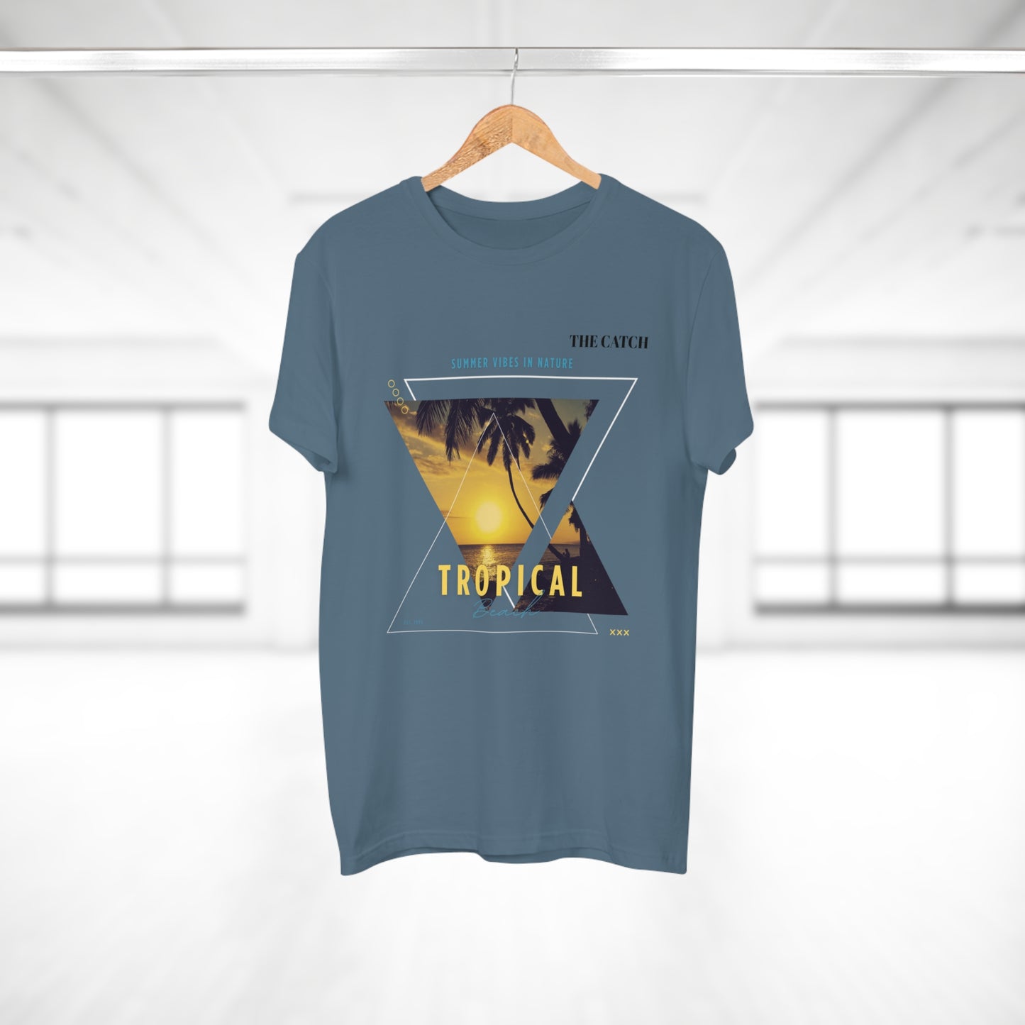 Tropical Vibes Men's T-Shirt - Summer Nature Graphic Tee