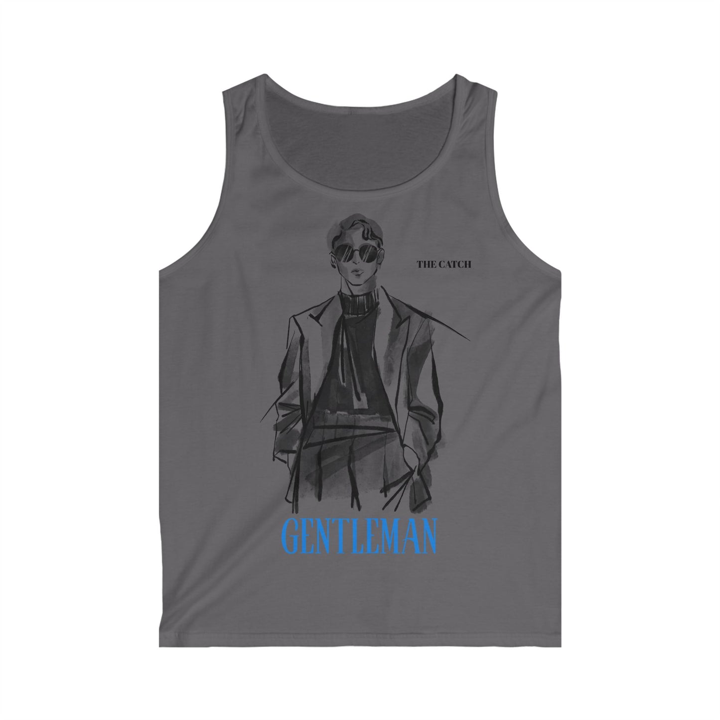 Stylish Men's Tank Top - 'Gentleman' Design for Casual Wear - THE CATCH