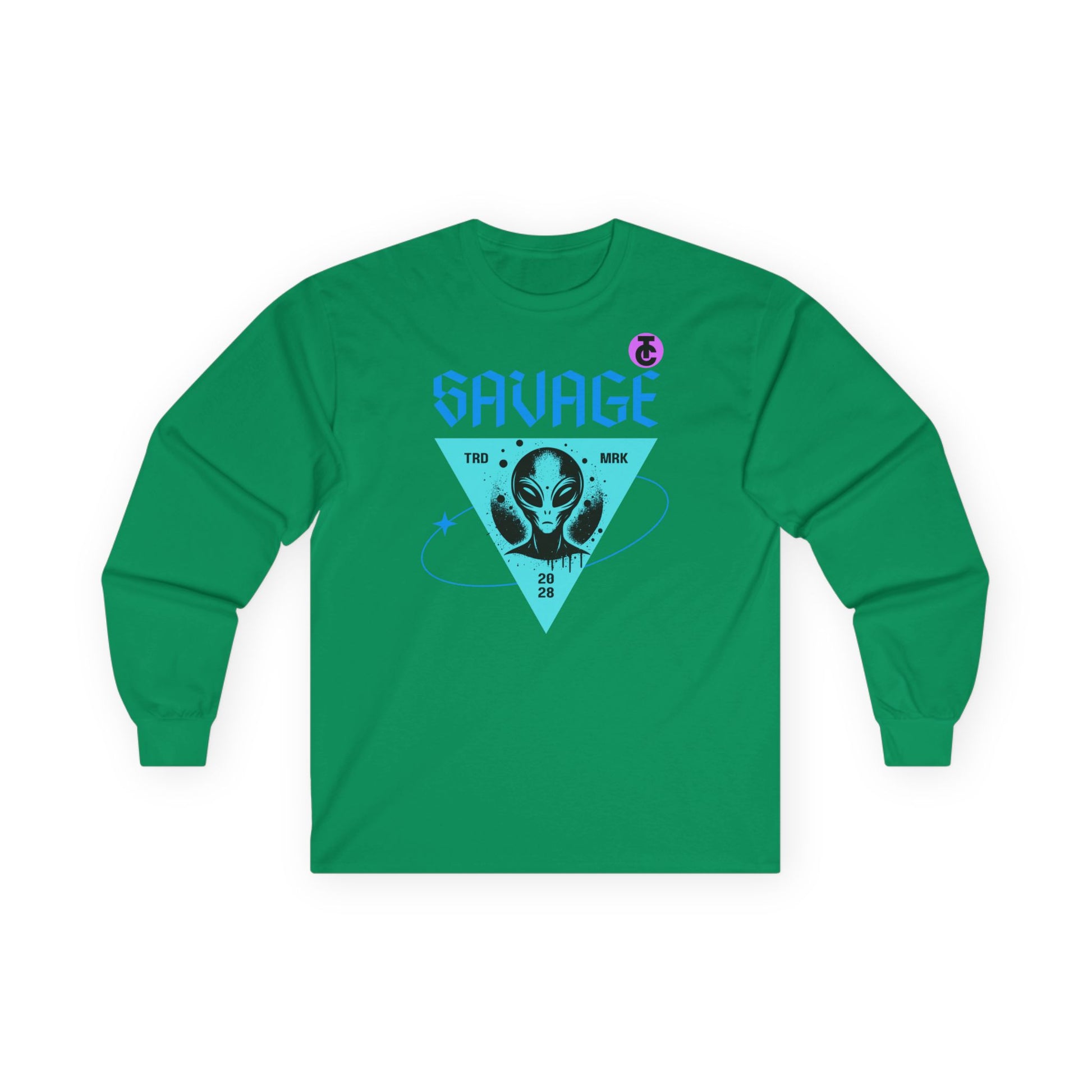 Savage Alien Long Sleeve Tee -Ultra Cotton Shirt for Casual Style - THE CATCH