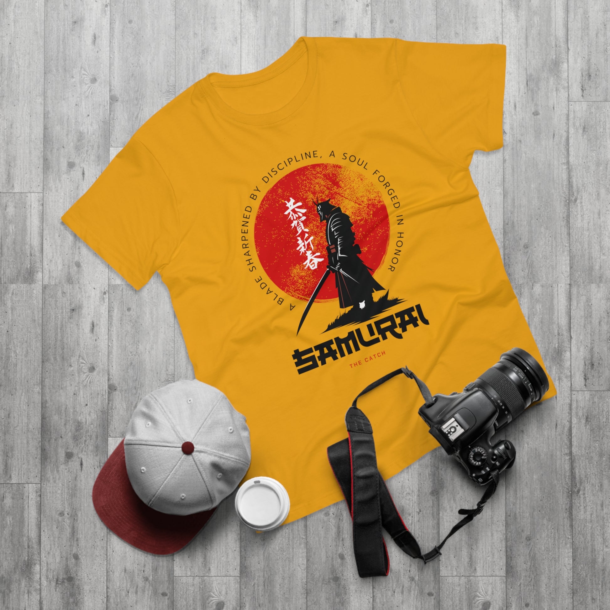 Samurai Discipline Men's T-Shirt - Bold Graphic Tee for Anime Lovers - THE CATCH