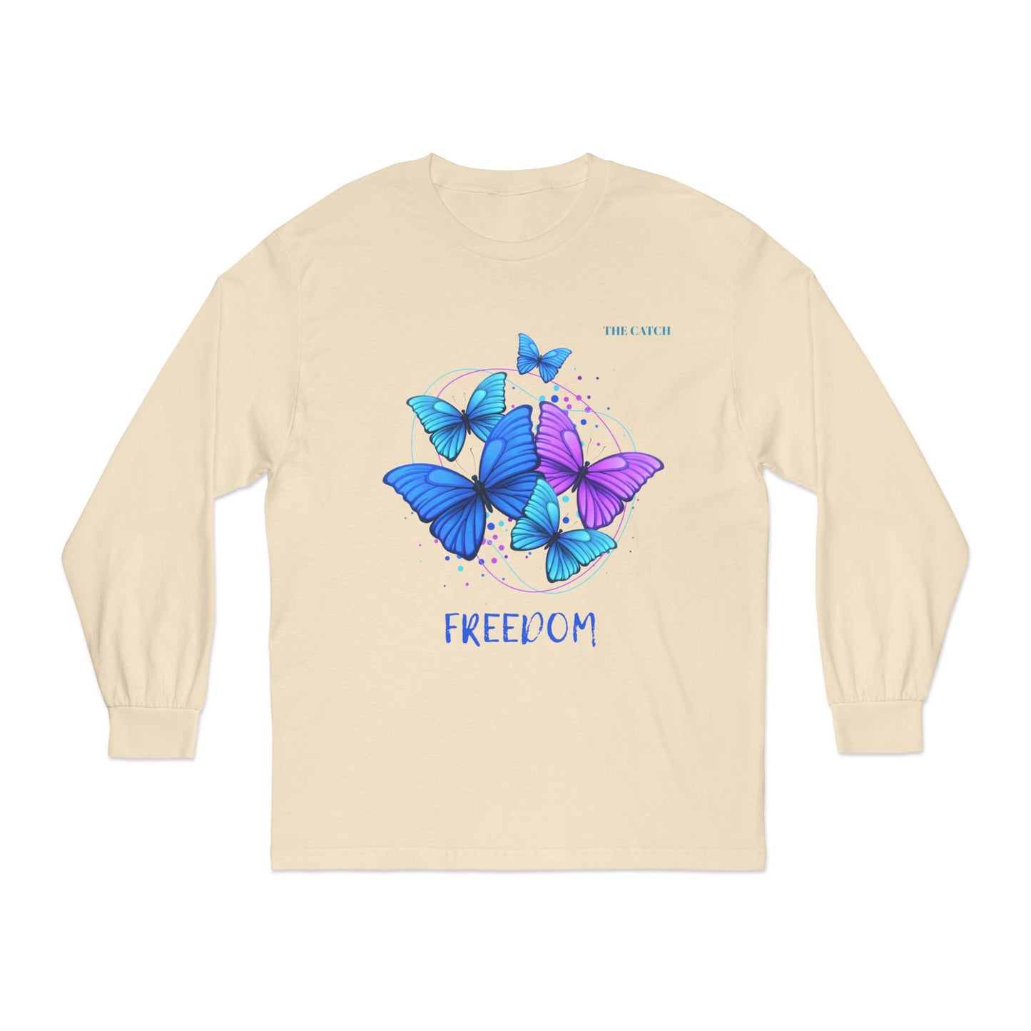 Butterfly Freedom Long Sleeve T-Shirt for All Occasions - THE CATCH