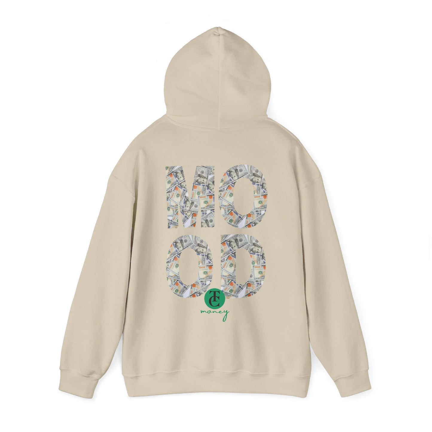 Trendy Hooded Sweatshirt - 'MOOD' Graphic, Comfortable Streetwear, Gift for Friends, Cozy Lounge Wear, Casual Outfit