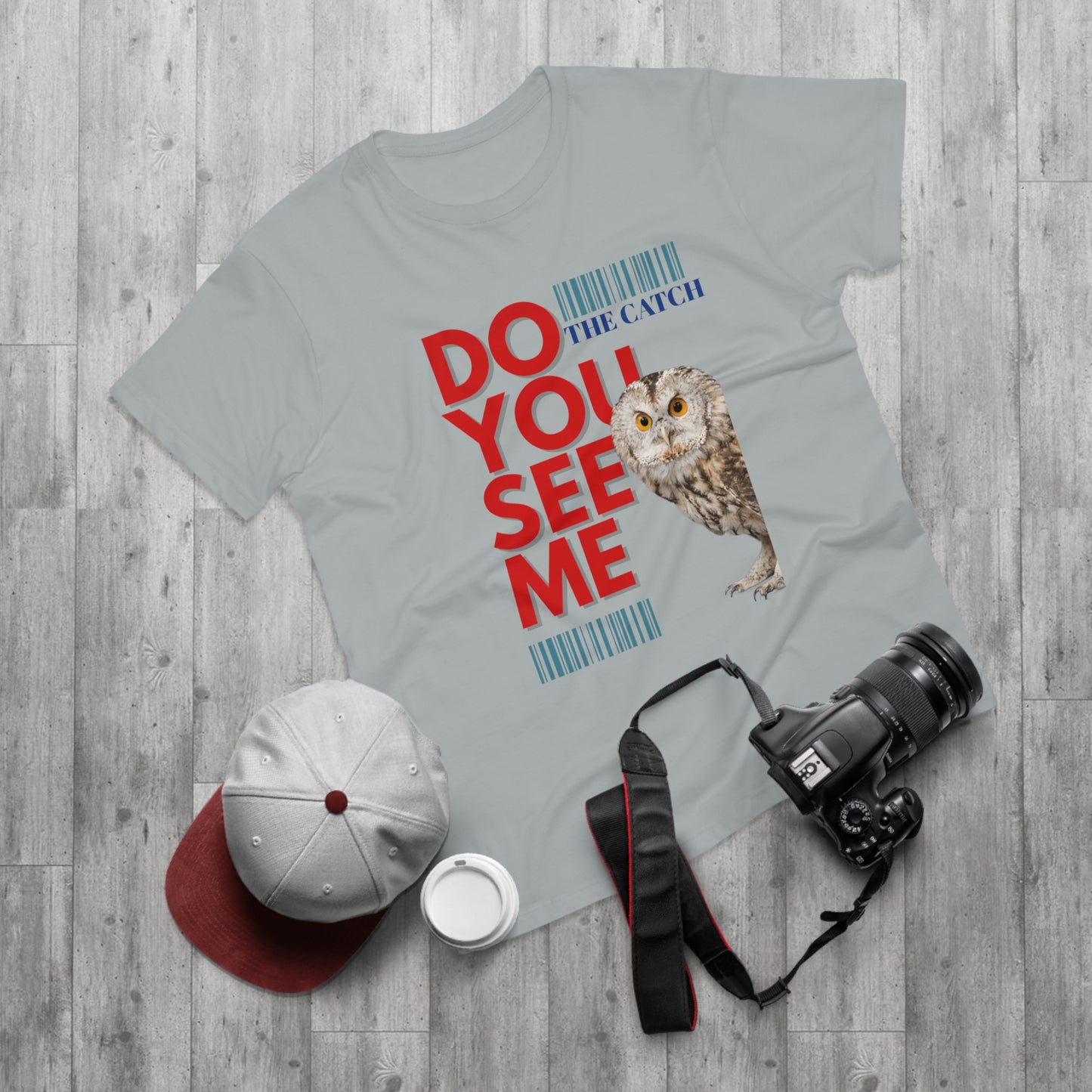 Funny Owl T-Shirt - 'Do You See Me?' Graphic Tee for Nature Lovers