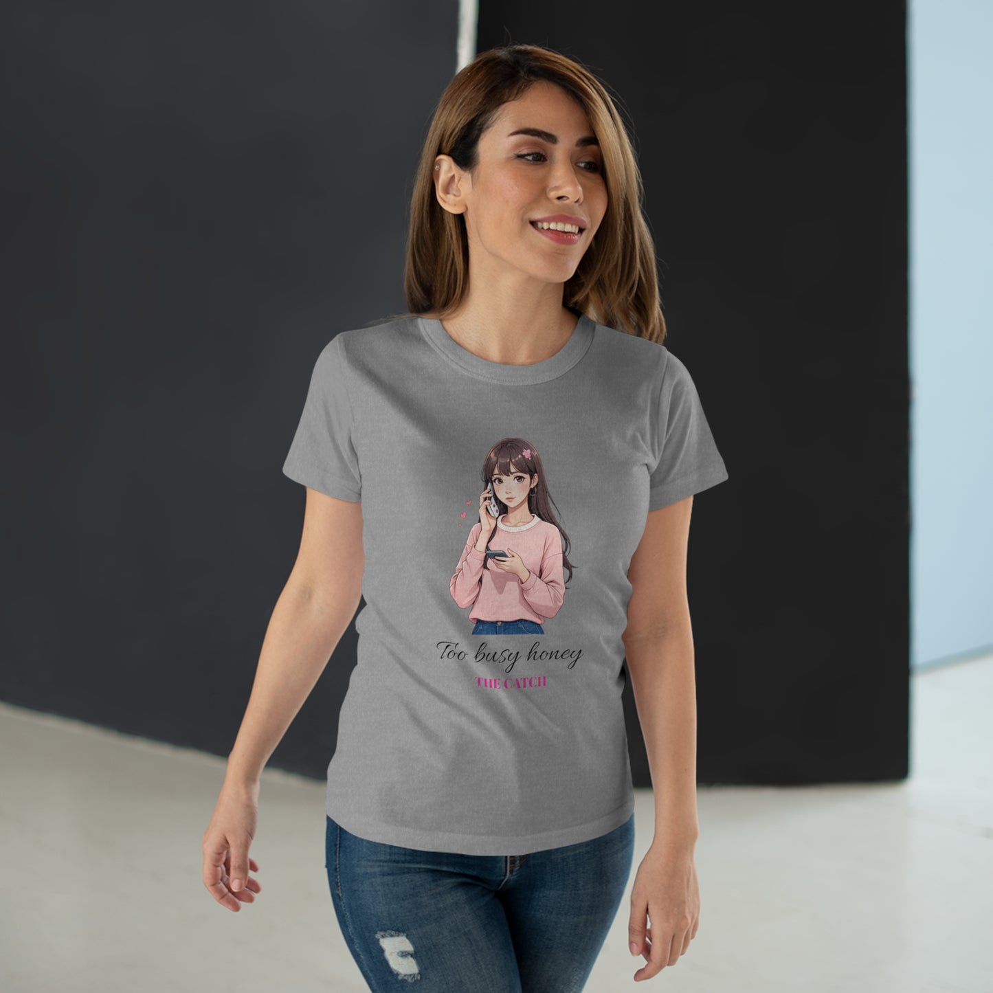 Too Busy Honey Graphic T-Shirt for Women - Cute Casual Top - THE CATCH