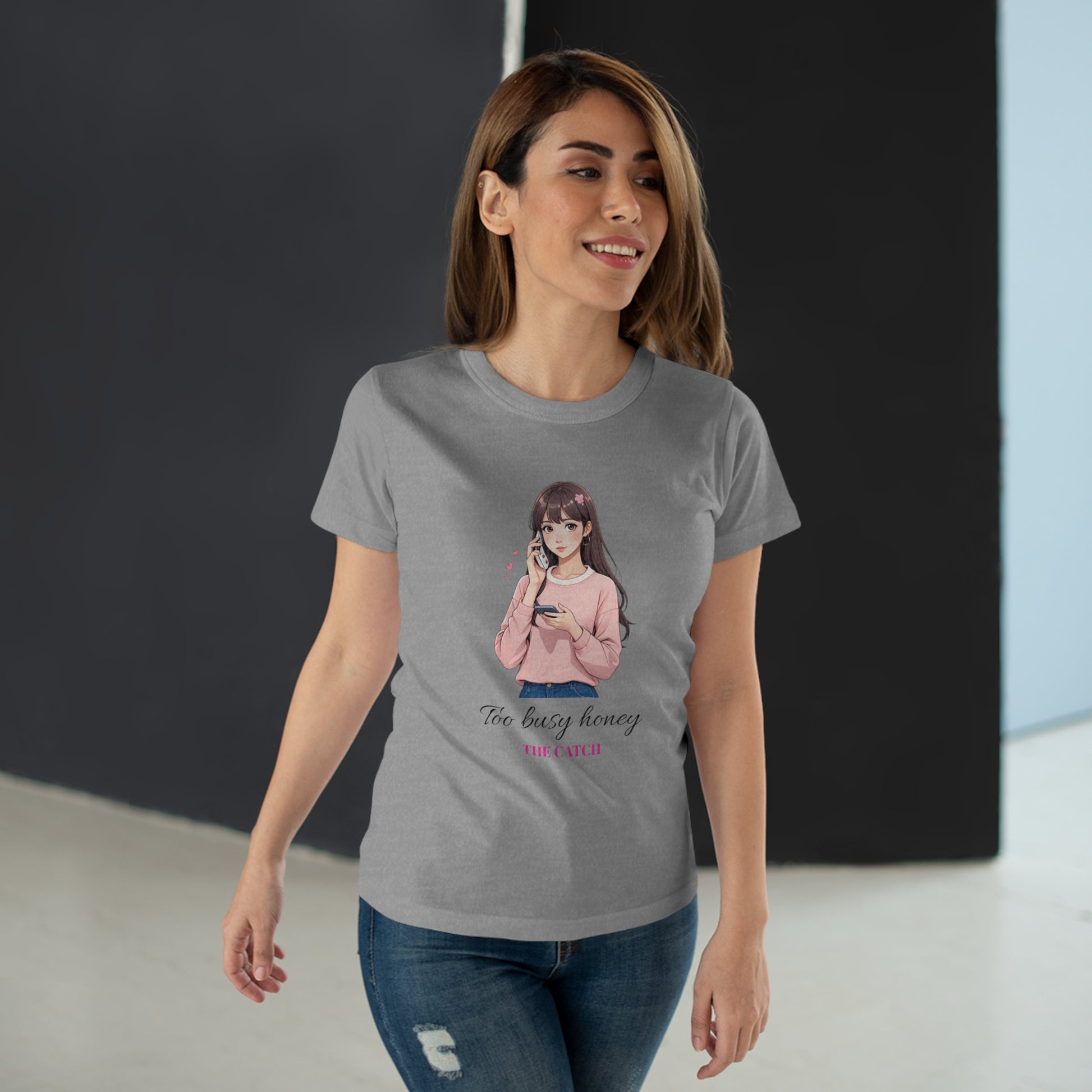 Too Busy Honey Graphic T-Shirt for Women - Cute Casual Top - THE CATCH