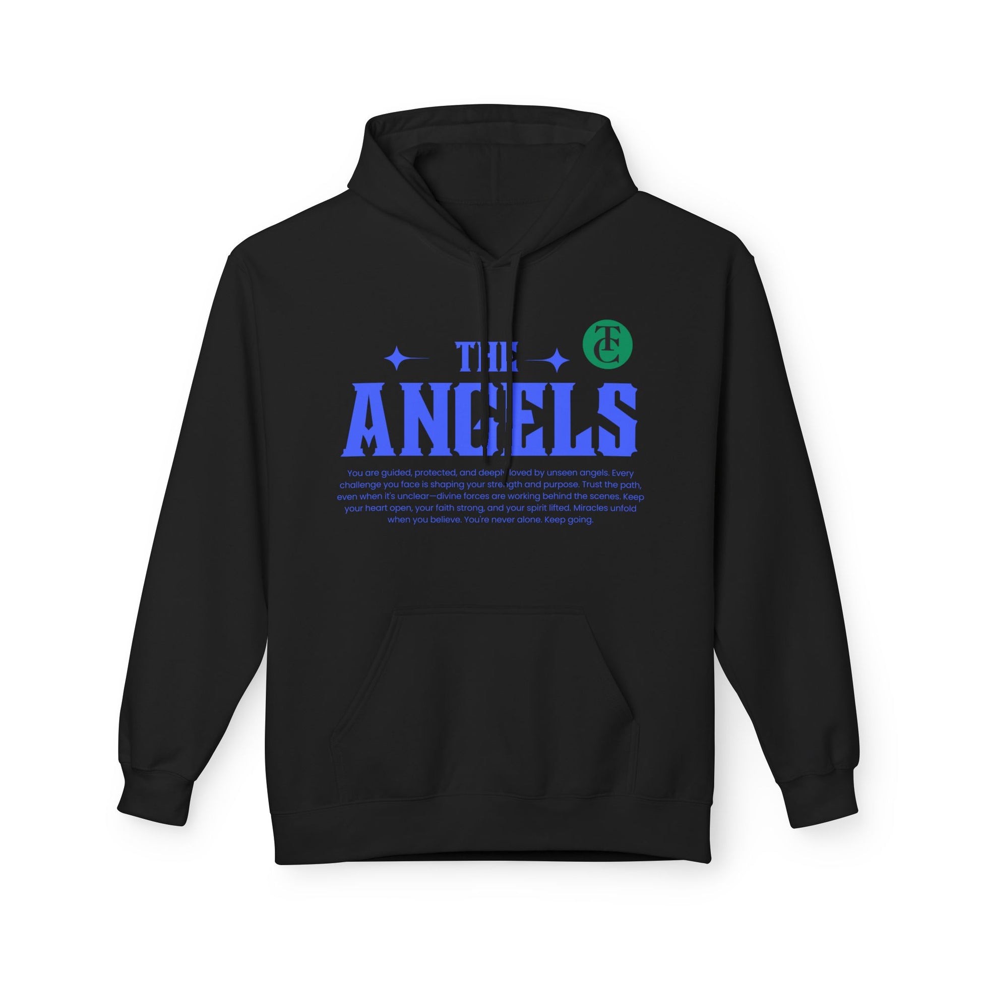 Angels Graphic Hoodie -Midweight Softstyle Fleece for Casual Comfort - THE CATCH