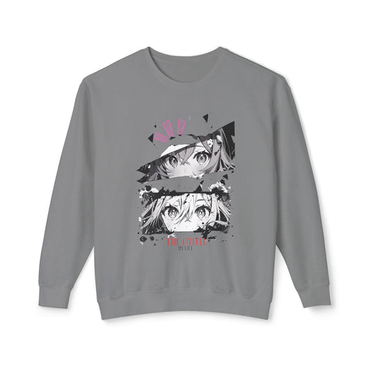 Anime Graphic Women's Lightweight Crewneck Sweatshirt - Perfect Gift for Fans