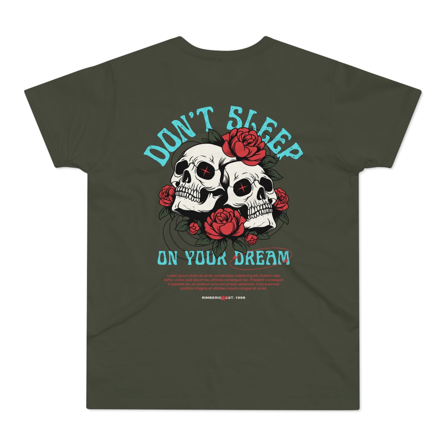 Men's Graphic T-Shirt - "The Catch" with Skull Design