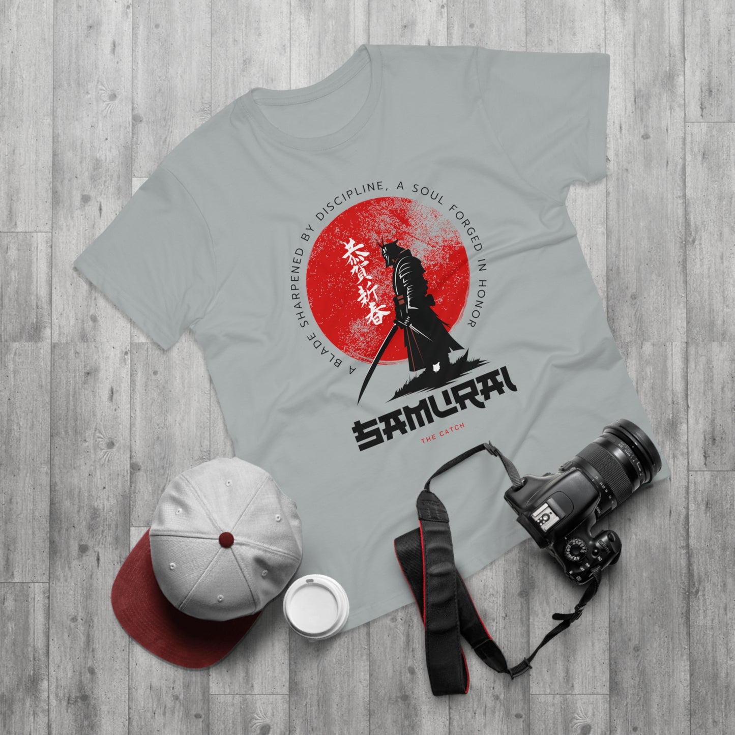 Samurai Discipline Men's T-Shirt - Bold Graphic Tee for Anime Lovers