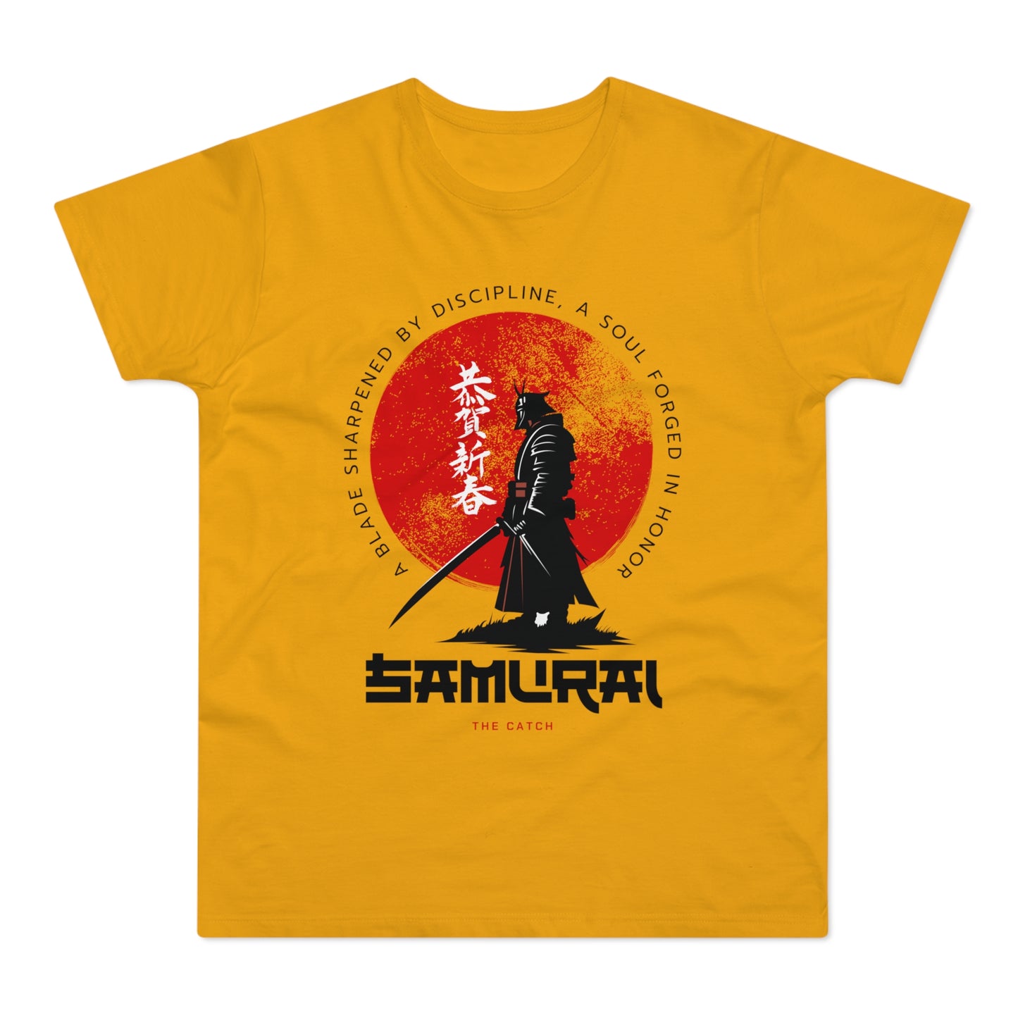 Samurai Discipline Men's T-Shirt - Bold Graphic Tee for Anime Lovers - THE CATCH
