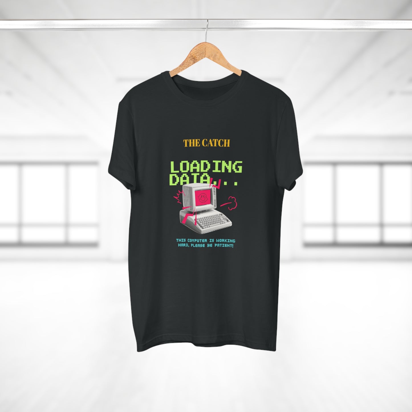 Retro Gamer Loading Data T-Shirt for Men