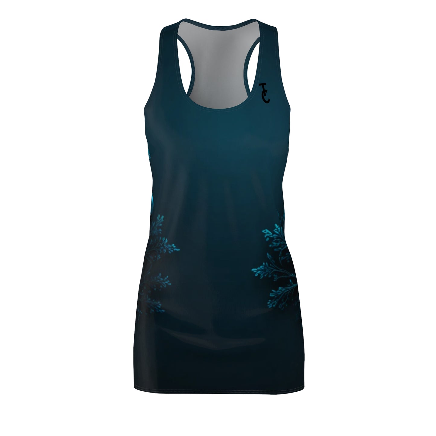 Women's Nature-Inspired Racerback Dress | Perfect for Summer, Beach Days, Festivals, Casual Outings, Eco-Friendly Fashion - THE CATCH
