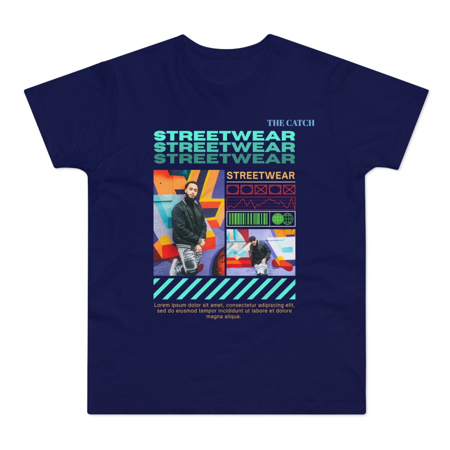 Streetwear Graphic Men's T-Shirt - Casual Urban Style - THE CATCH