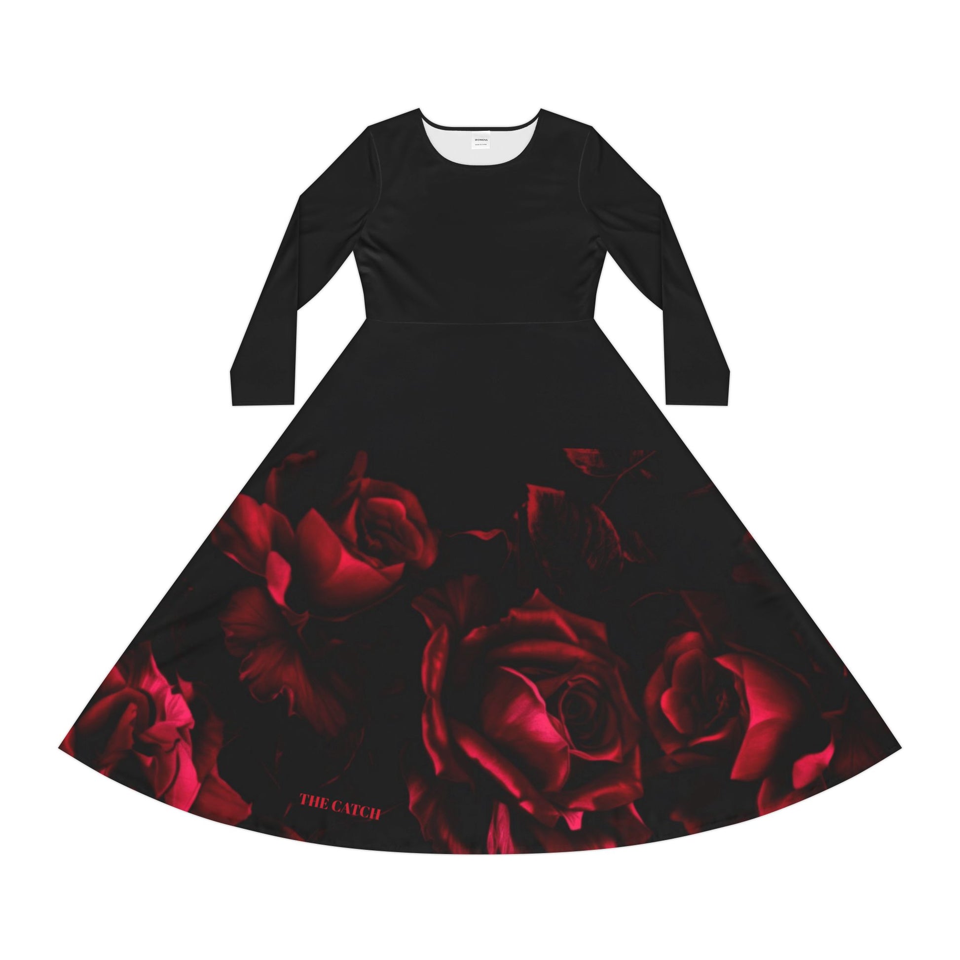 Women's Long Sleeve Dance Dress (AOP) - THE CATCH