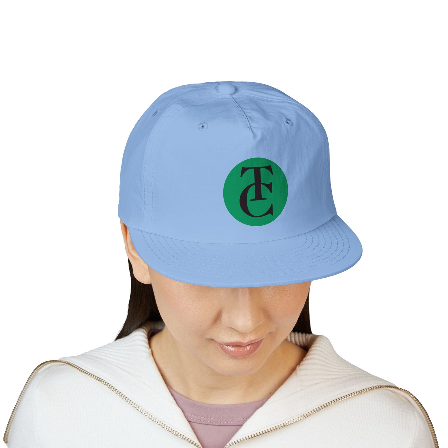 Surf Cap - Coastal Vibes Flat Cap, Beachwear, Summer Accessories, Gift for Surfers, Holiday Headwear