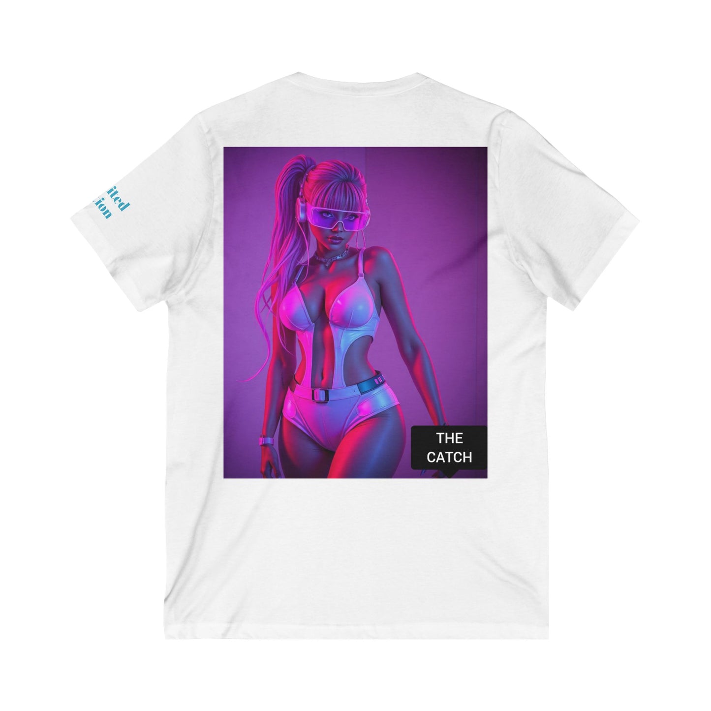 Unisex Jersey Short Sleeve V-Neck Tee - THE CATCH