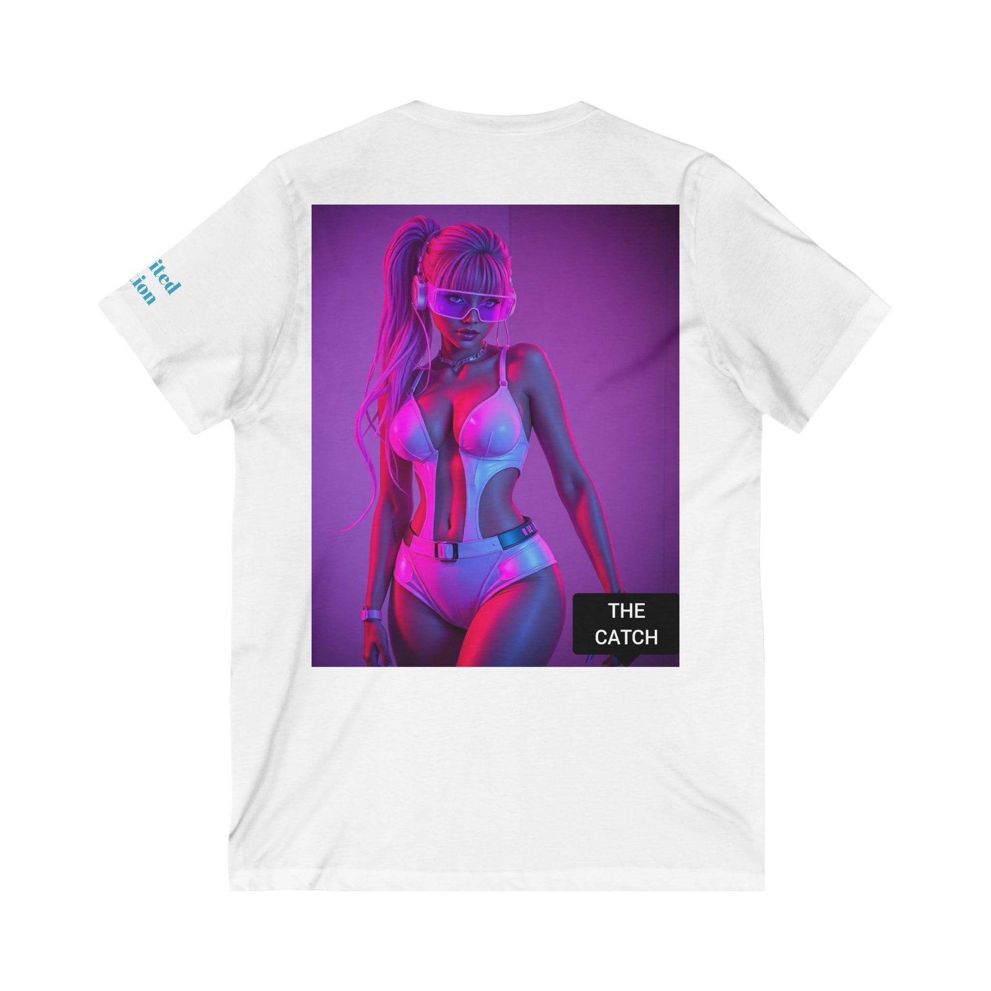 Unisex Jersey Short Sleeve V-Neck Tee - THE CATCH