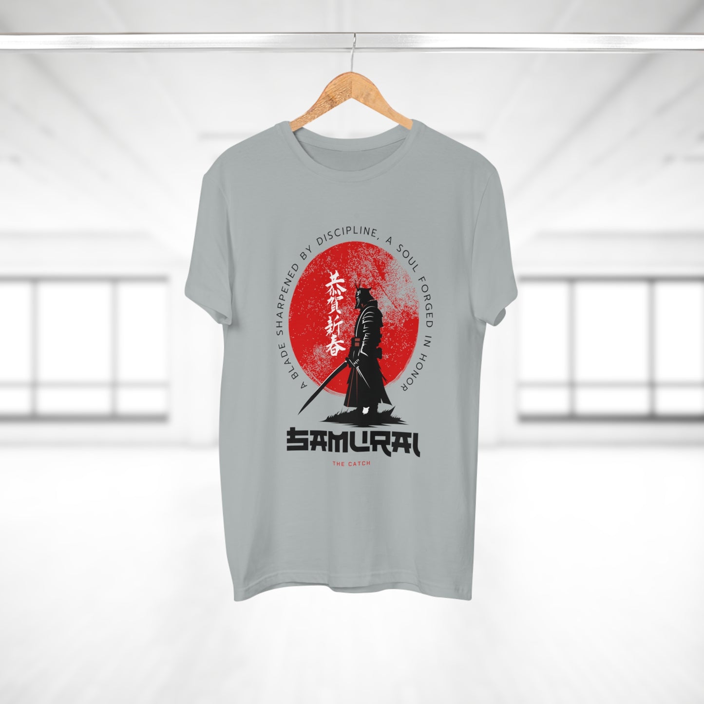 Samurai Discipline Men's T-Shirt - Bold Graphic Tee for Anime Lovers