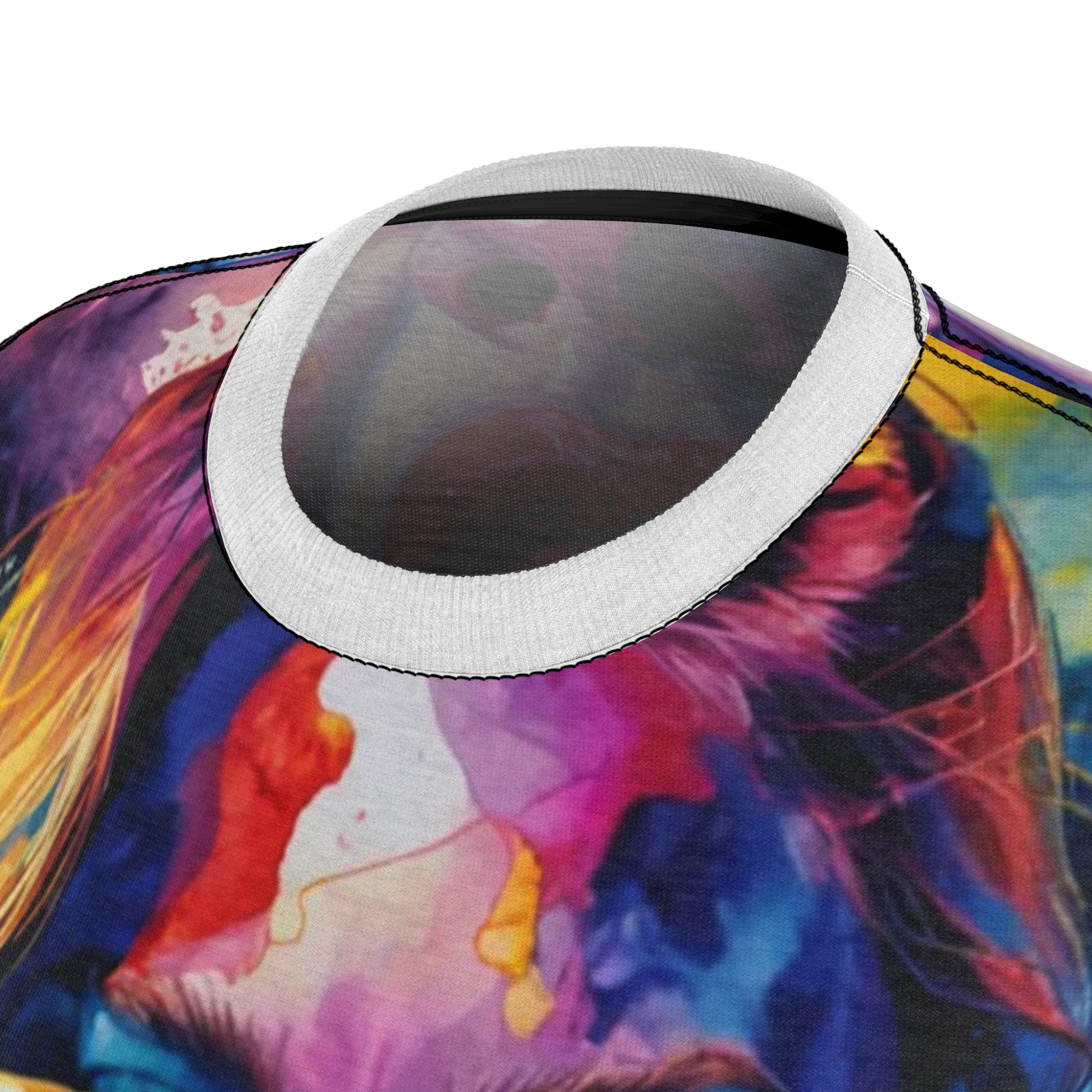 Vibrant Art Print Women&#039;s T-Shirt - Colorful Graphic Tee for Trendsetters - THE CATCH