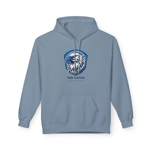 Eagle Graphic Fleece Hoodie - Warm, Stylish, Perfect for Outdoors, Gifts for Nature Lovers, Adventure Apparels, Casual Wear - THE CATCH