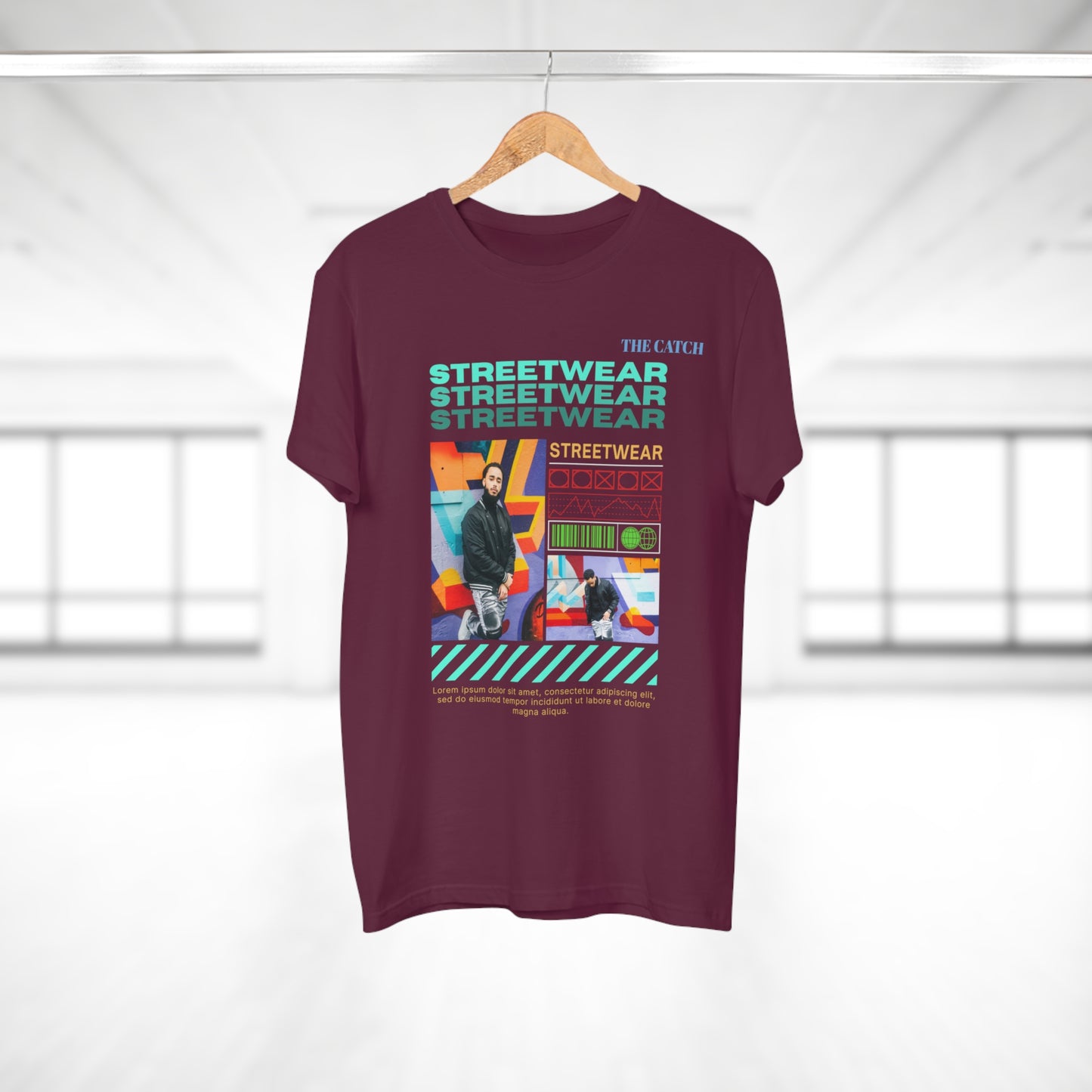 Streetwear Graphic Men's T-Shirt - Casual Urban Style