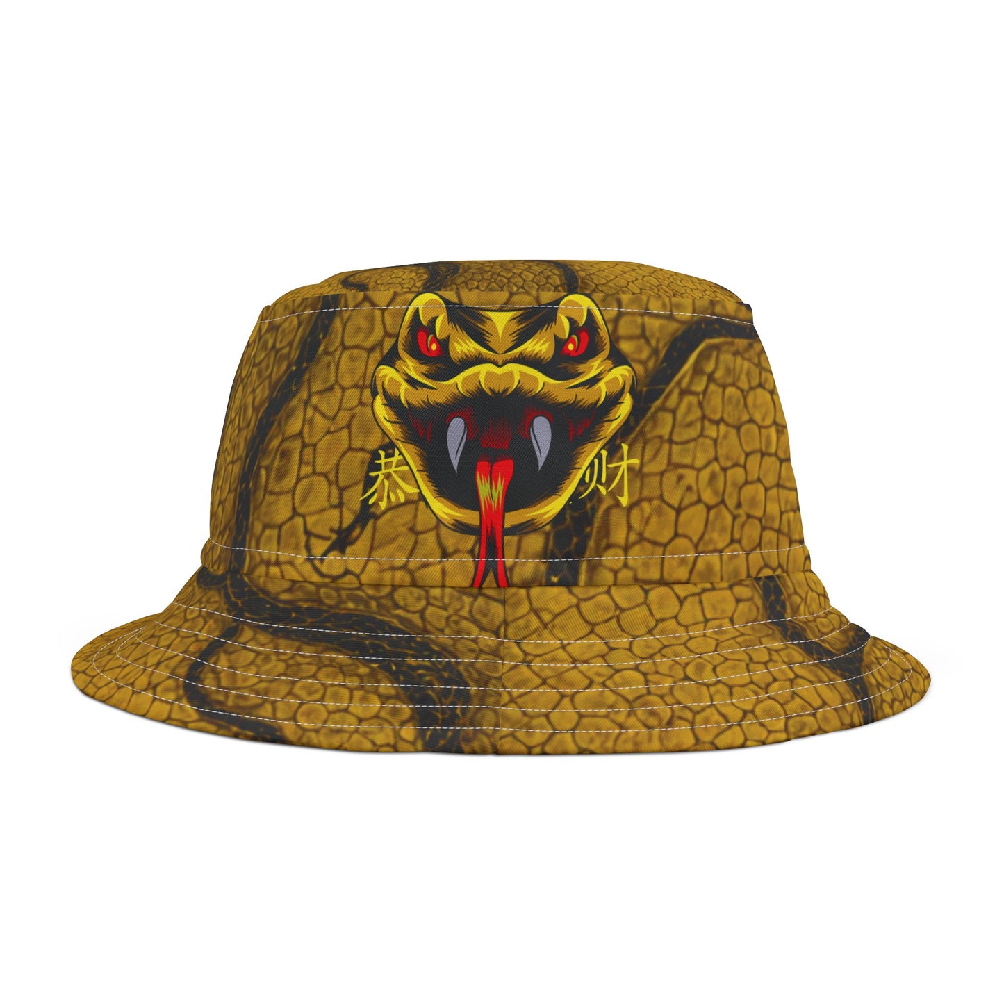 Cool Snake Print Bucket Hat | Fun Summer Accessory, Unique Gift, Outdoor Style, Festival Wear, Beach Cap - THE CATCH