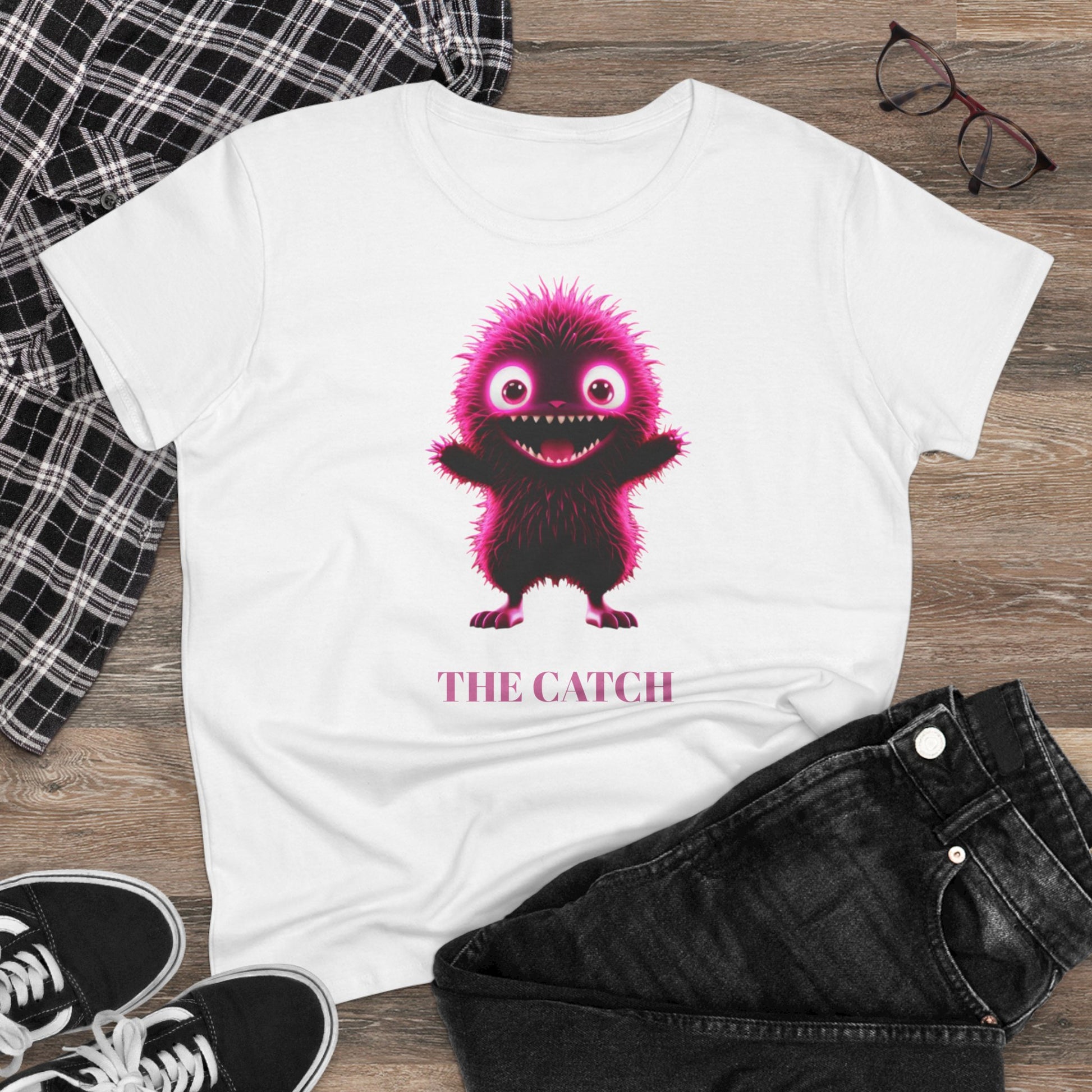 Women's Midweight Cotton Tee - THE CATCH