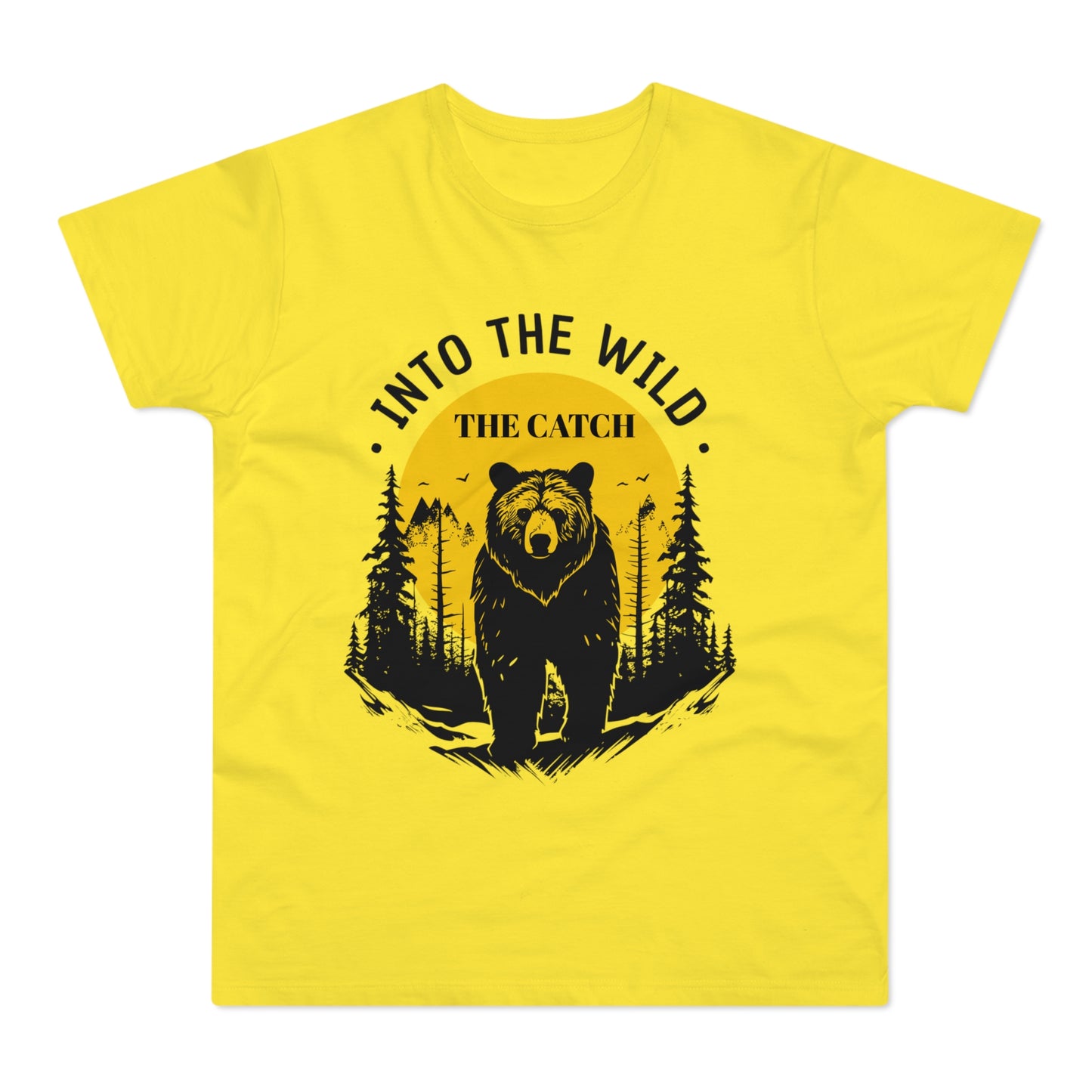 Men's Outdoor Adventure T-Shirt | Into the Wild Bear Design - THE CATCH
