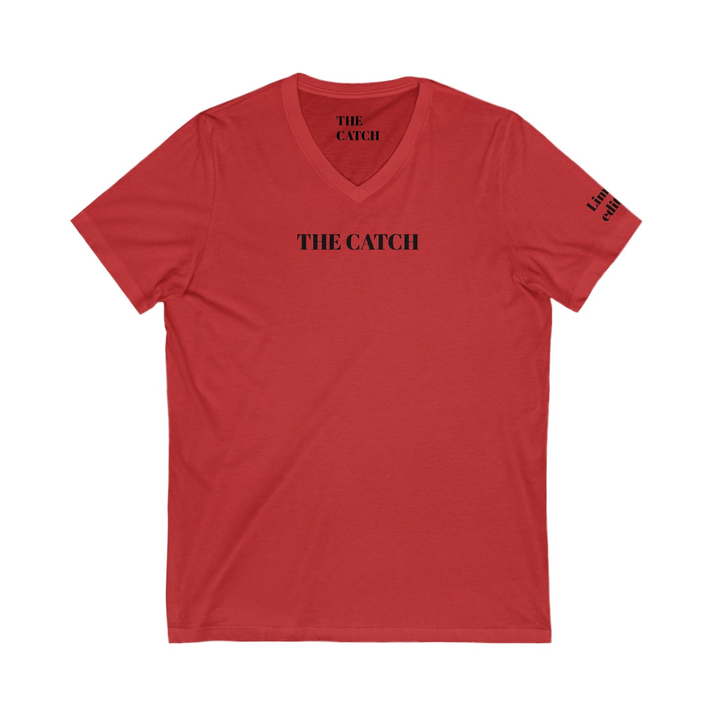Unisex Jersey Short Sleeve V-Neck Tee - THE CATCH