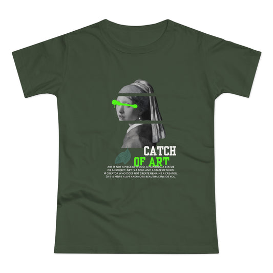 Catch of Art Women's T-Shirt - Creative Graphic Tee for Art Lovers - THE CATCH