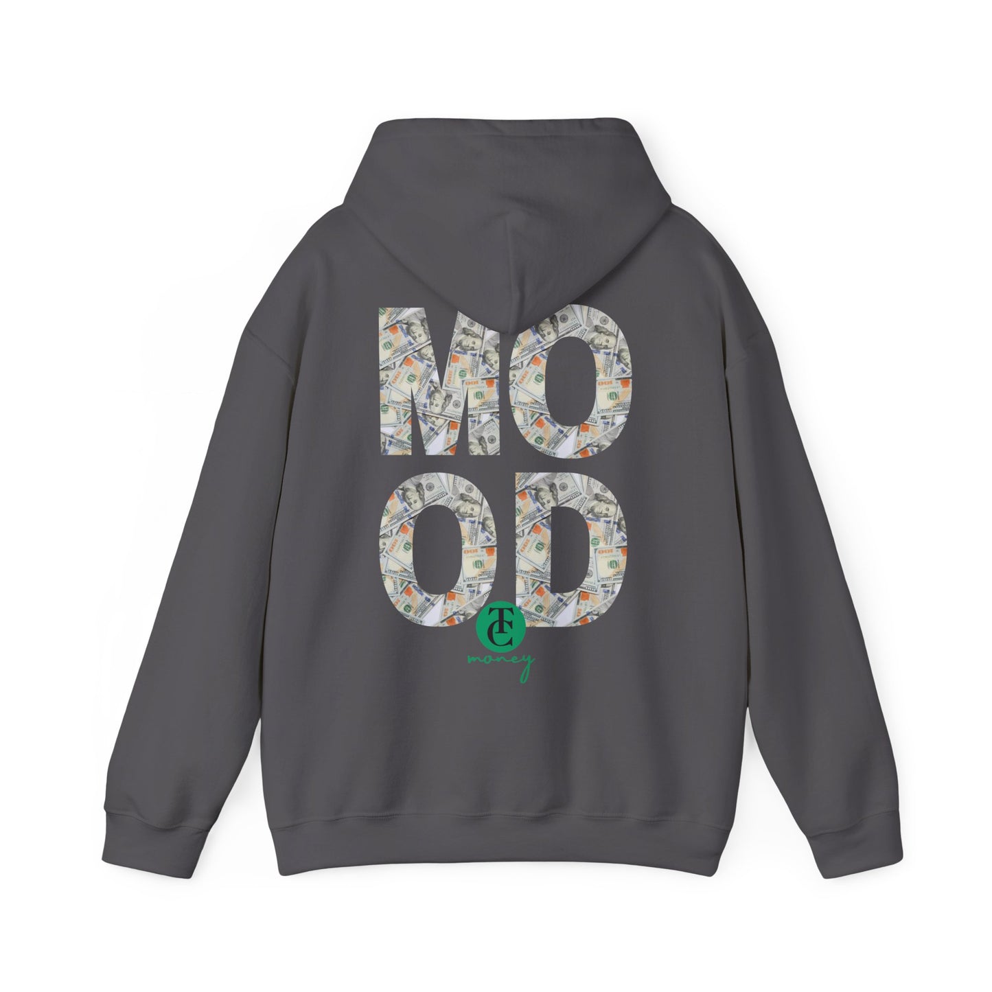 Trendy Hooded Sweatshirt - 'MOOD' Graphic, Comfortable Streetwear, Gift for Friends, Cozy Lounge Wear, Casual Outfit