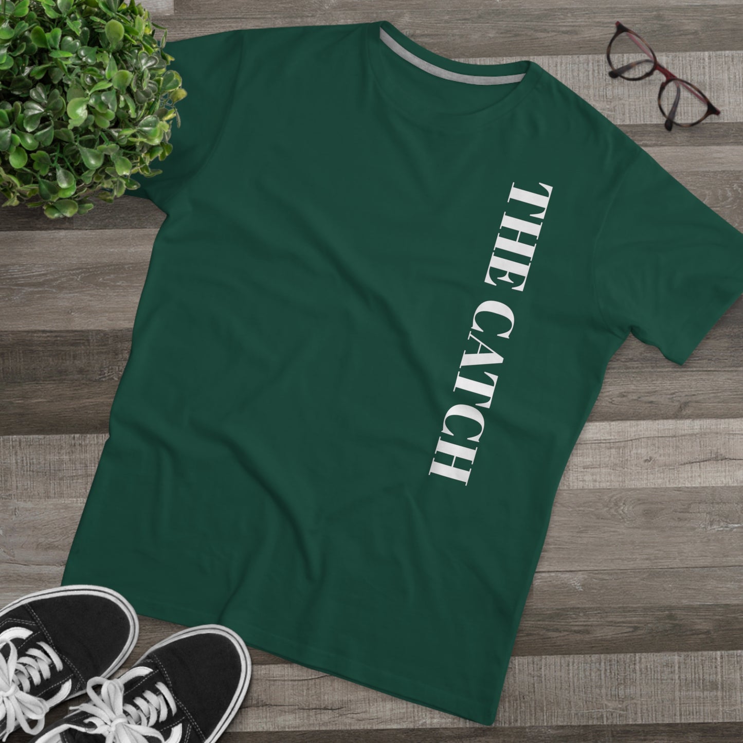 Men's Modern-Fit Tee - Stylish Casual Tee with "THE CATCH" Design