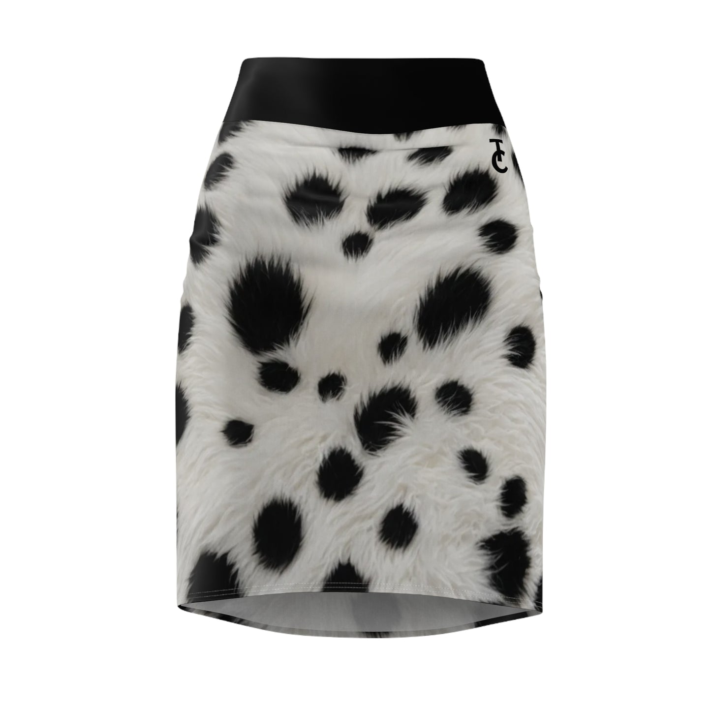 Cruella style Women's Pencil Skirt, AOP Dalmatian Print, Chic Office Wear, Trendy Summer Outfit, Perfect Gift for Fashion Lovers - THE CATCH