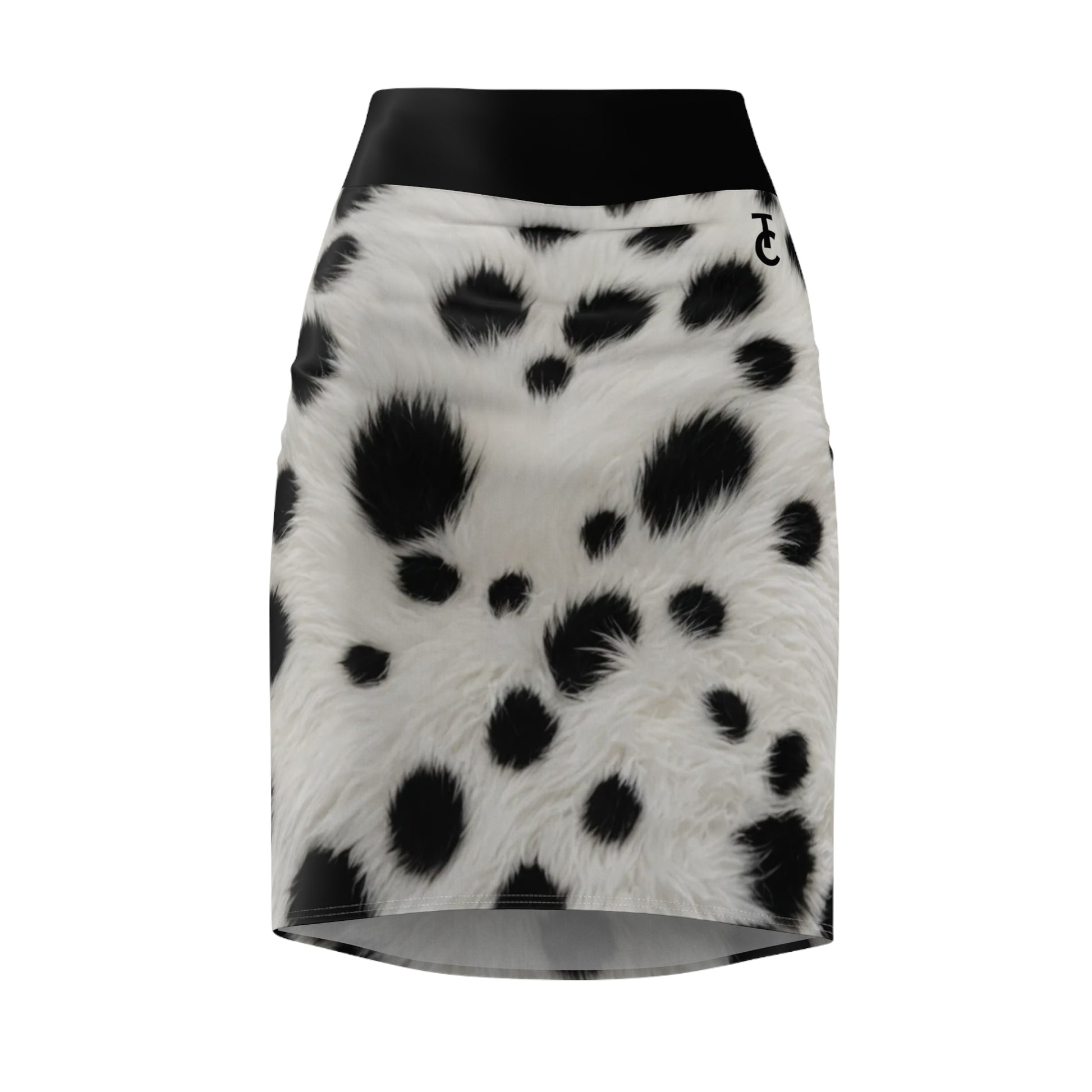 Cruella style Women's Pencil Skirt, AOP Dalmatian Print, Chic Office Wear, Trendy Summer Outfit, Perfect Gift for Fashion Lovers - THE CATCH
