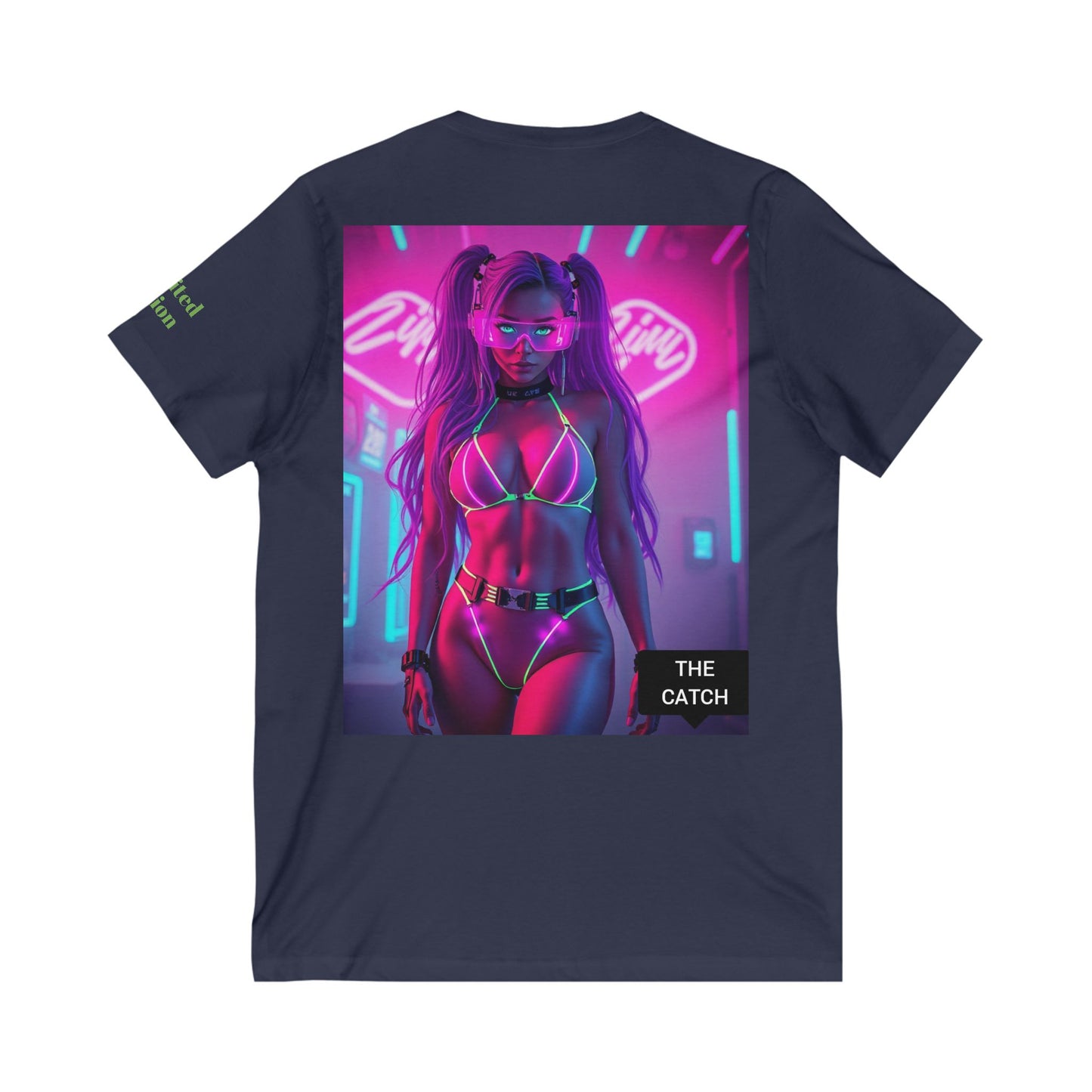 Unisex Jersey Short Sleeve V-Neck Tee - THE CATCH