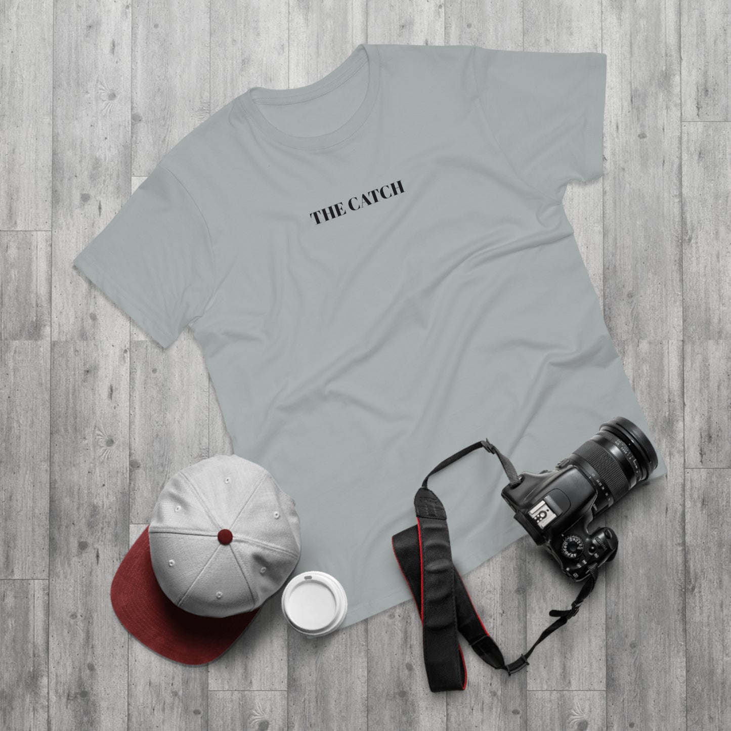 Men's Skull Graphic T-Shirt - 'The Catch' & 'Long Life' Design - THE CATCH