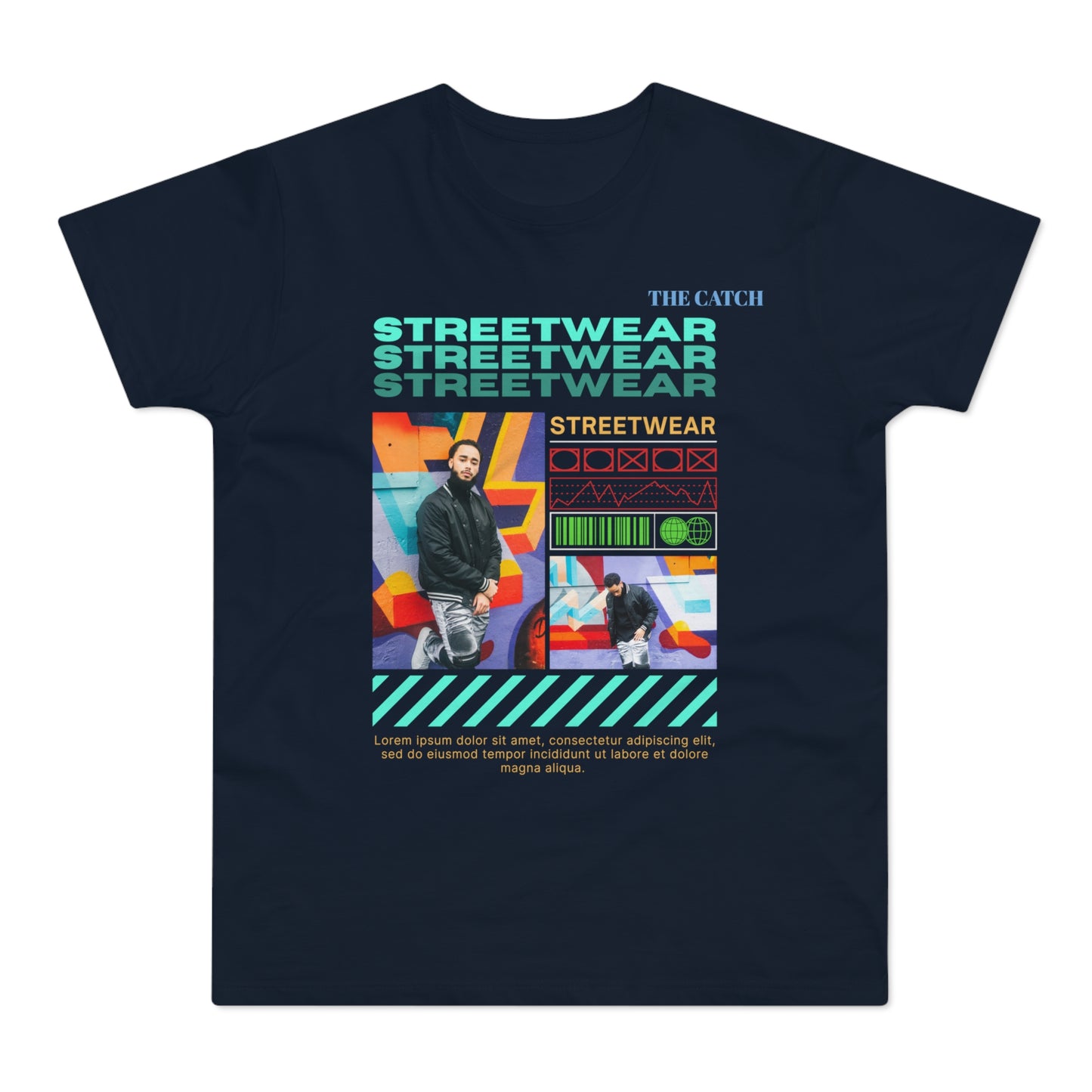 Streetwear Graphic Men's T-Shirt - Casual Urban Style - THE CATCH