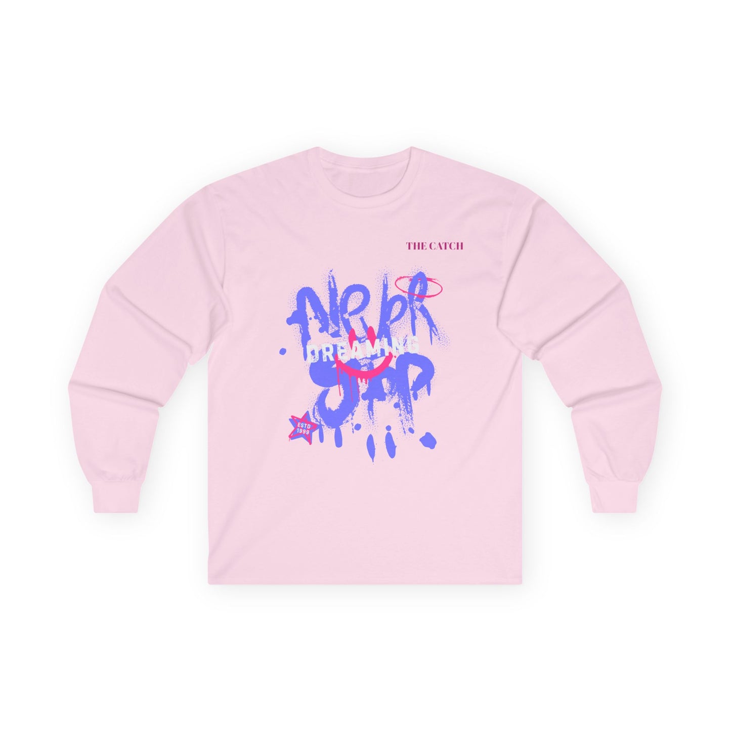Dreaming Graphic Long Sleeve Tee - Casual Streetwear Top
